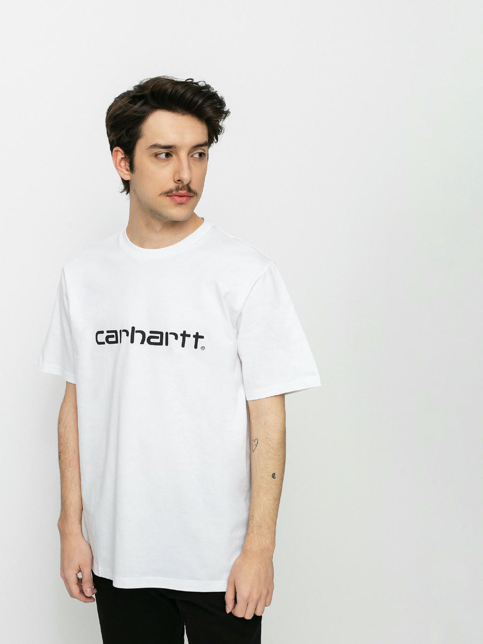 T-shirt Carhartt WIP Script (white/black)