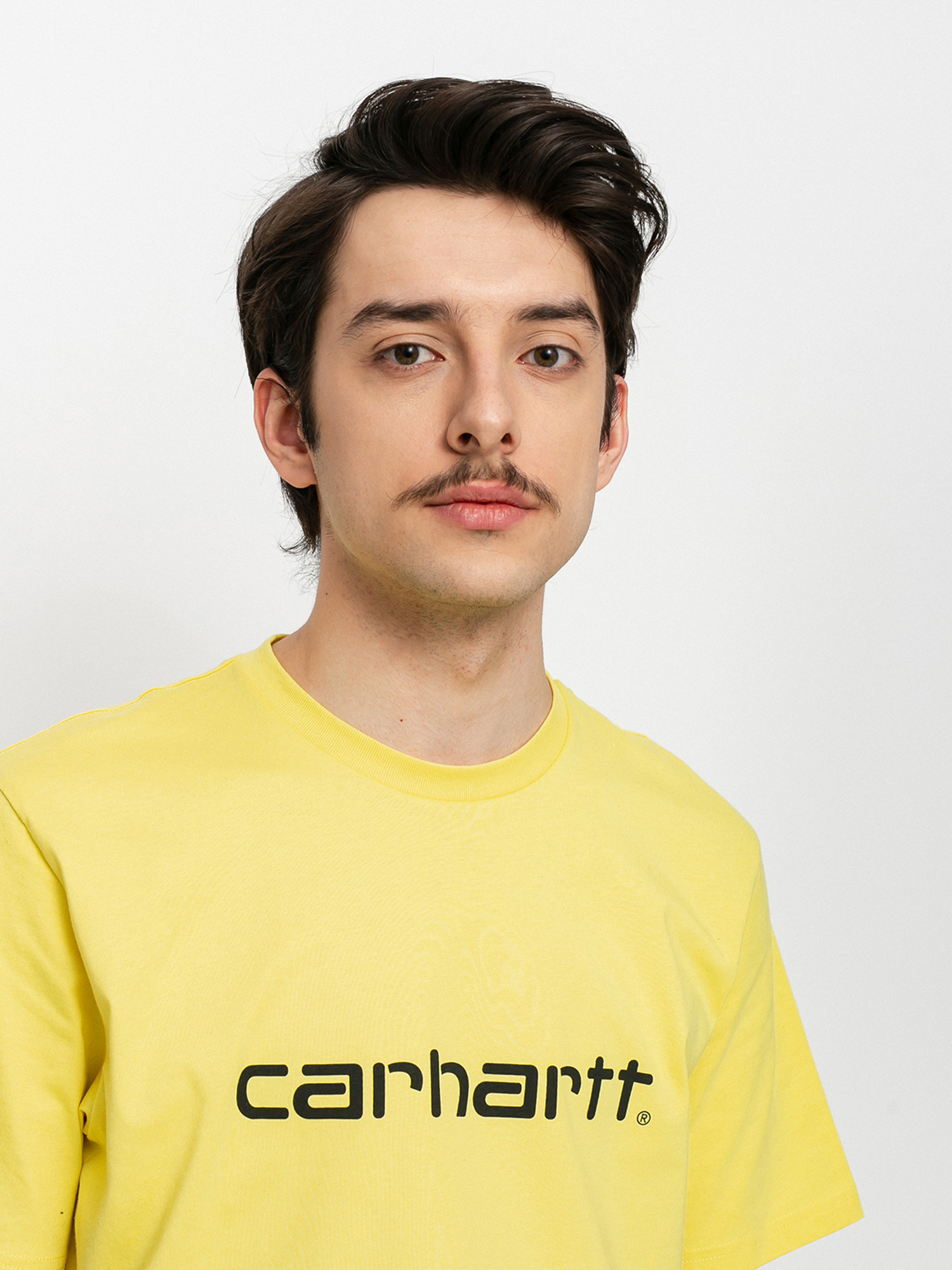 T-shirt Carhartt WIP Script (limoncello/black)