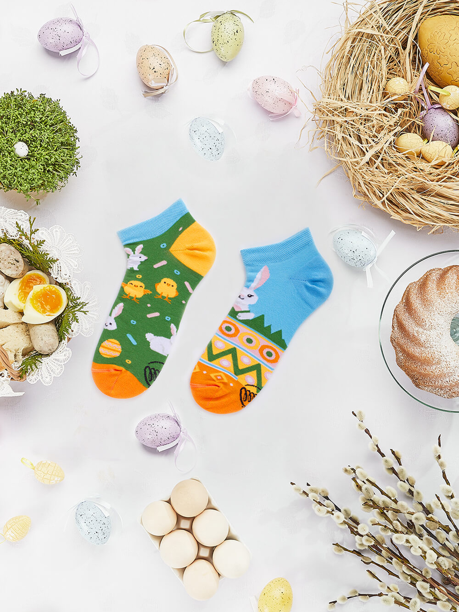 Skarpetki Many Mornings Easter Bunny Low (multi)