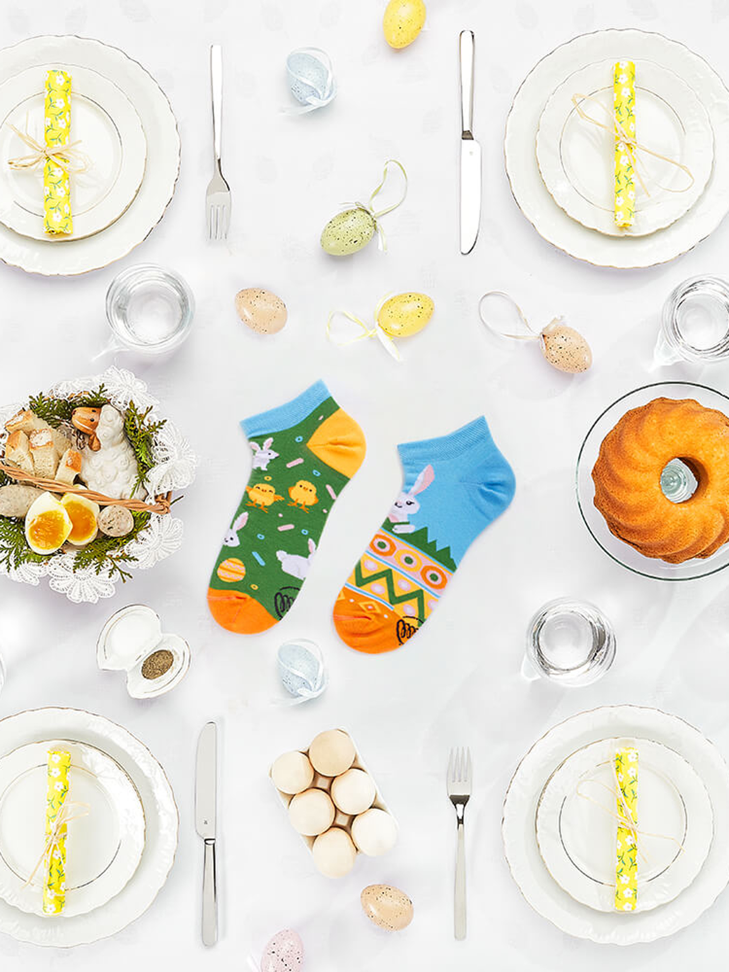 Skarpetki Many Mornings Easter Bunny Low (multi)