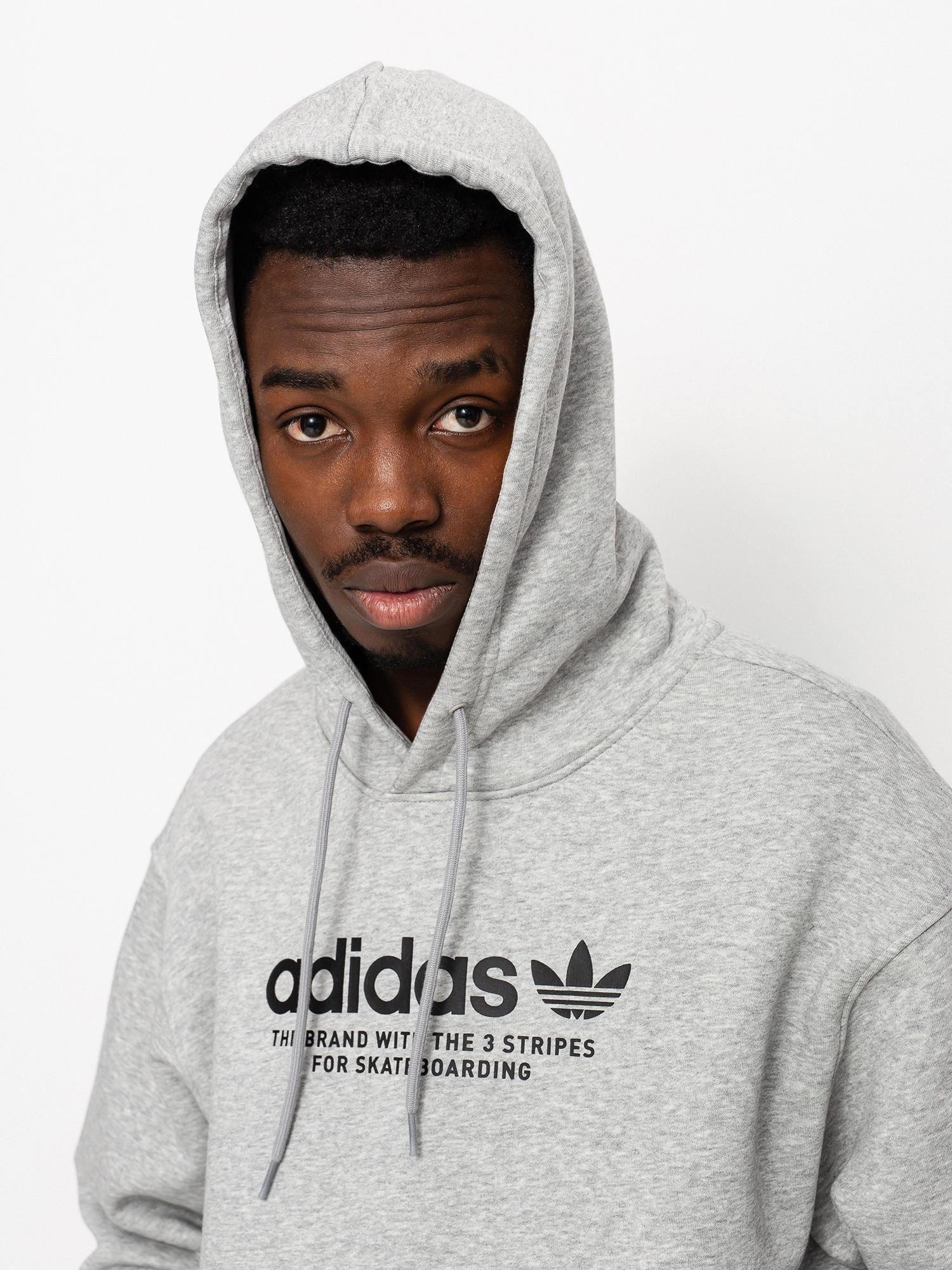 Bluza z kapturem adidas 4 0 Logo HD (mgreyh)