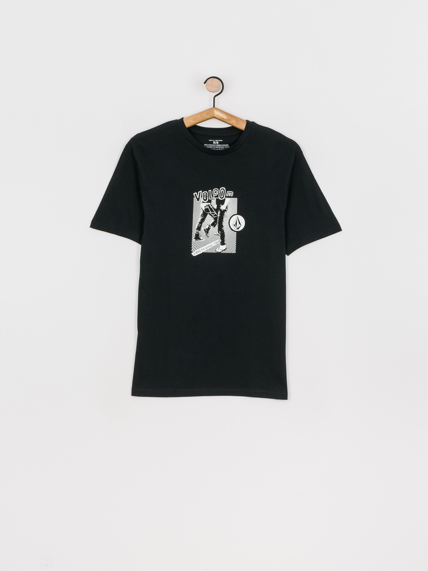 T-shirt Volcom Hittin (black)