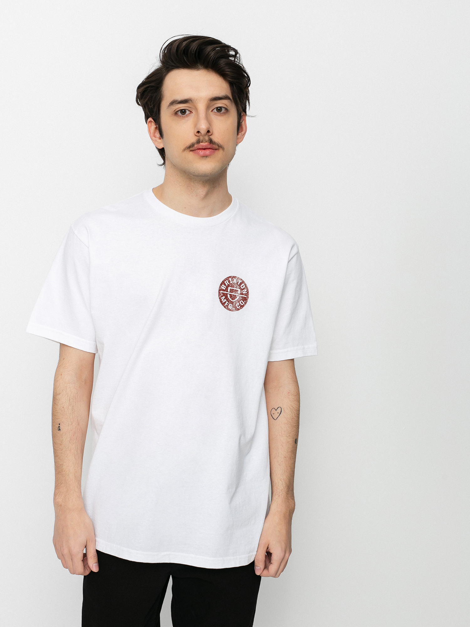 T-shirt Brixton Crest II Stt (white)