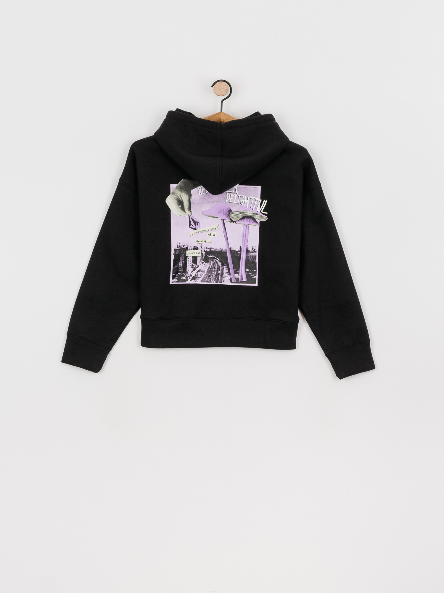 Bluza z kapturem Volcom Voltrip HD Wmn (black)
