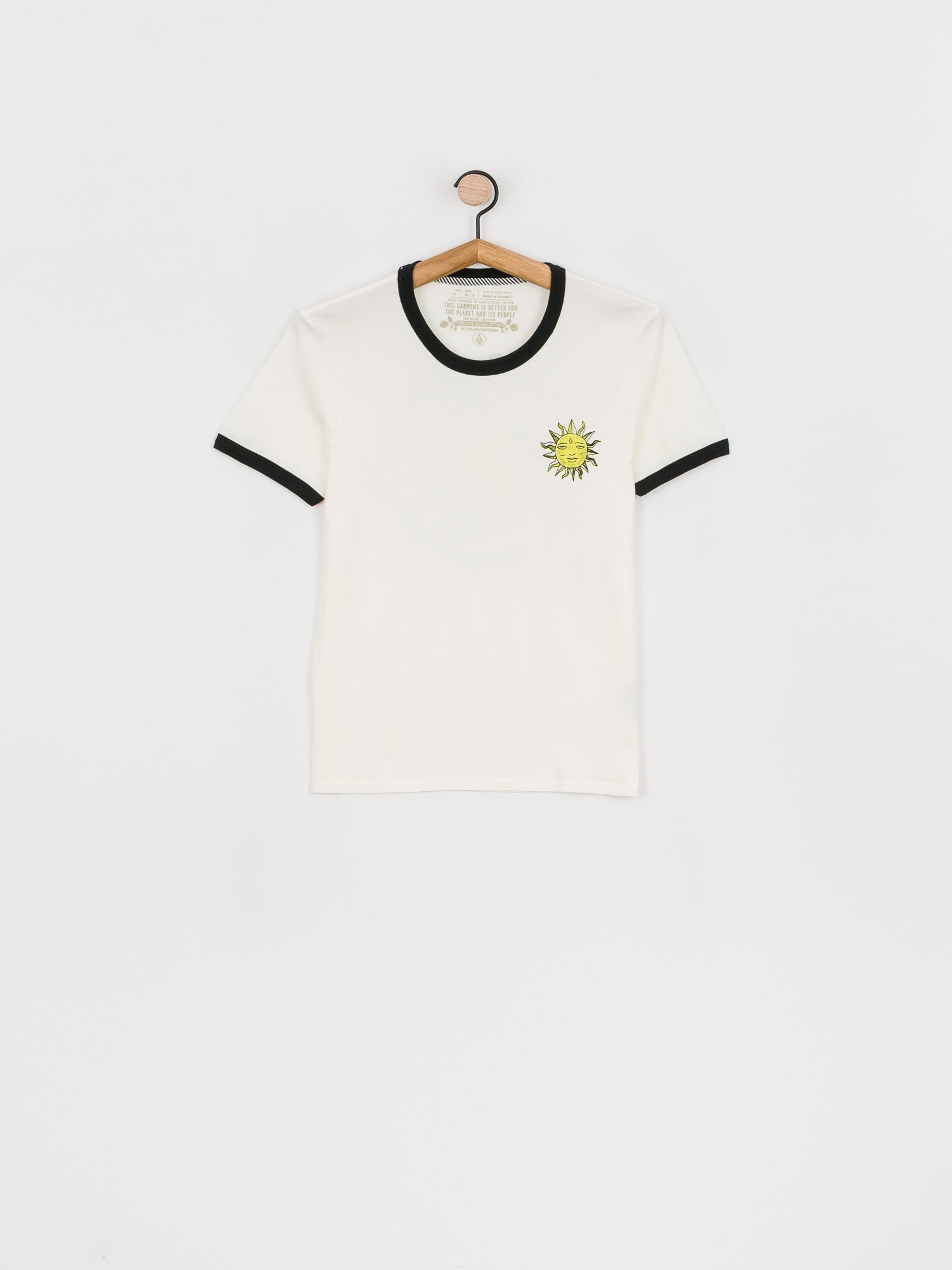 T-shirt Volcom Ozzy Ringer Wmn (star white)