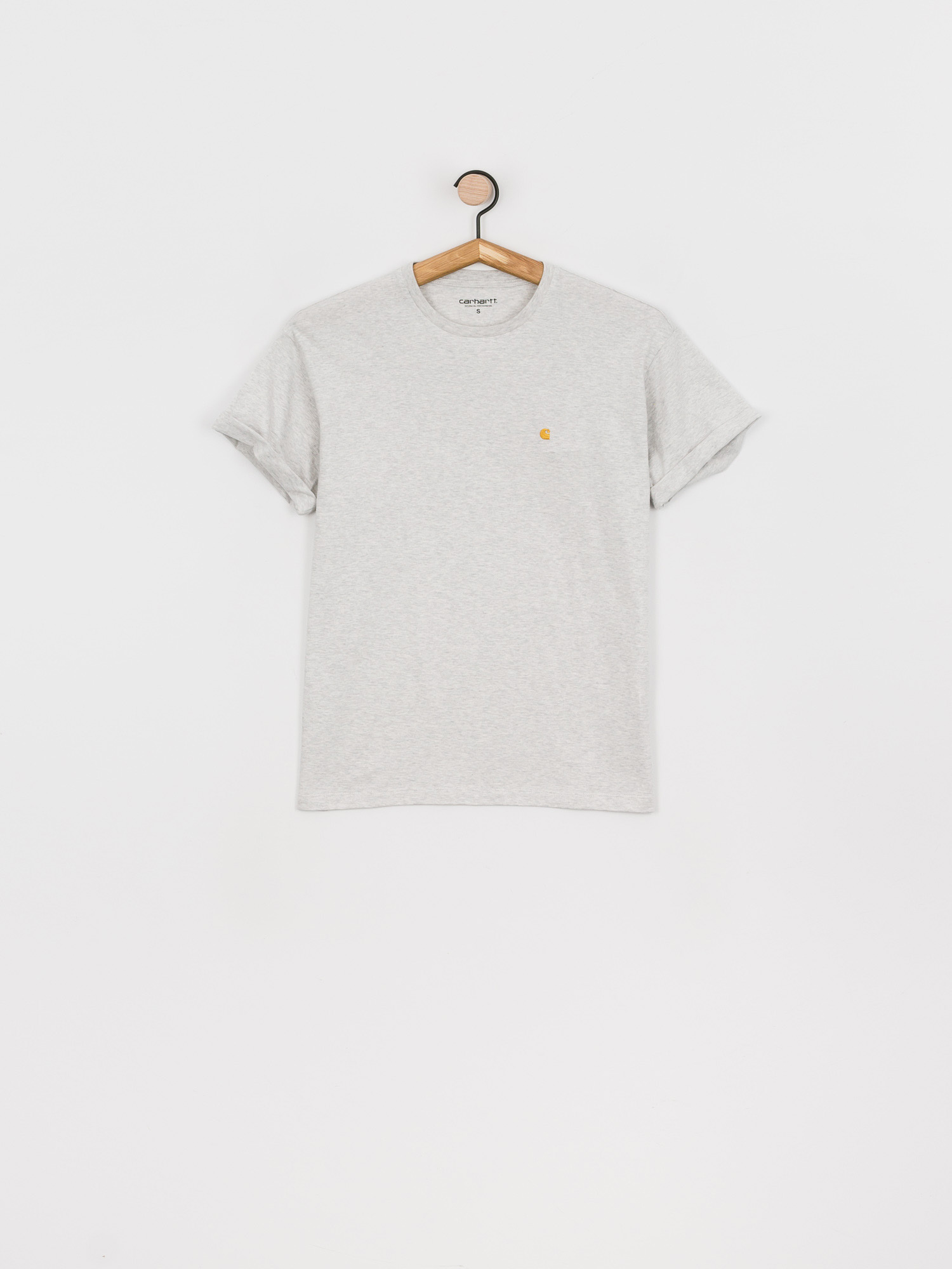 T-shirt Carhartt WIP Chase Wmn (ash heather/gold)