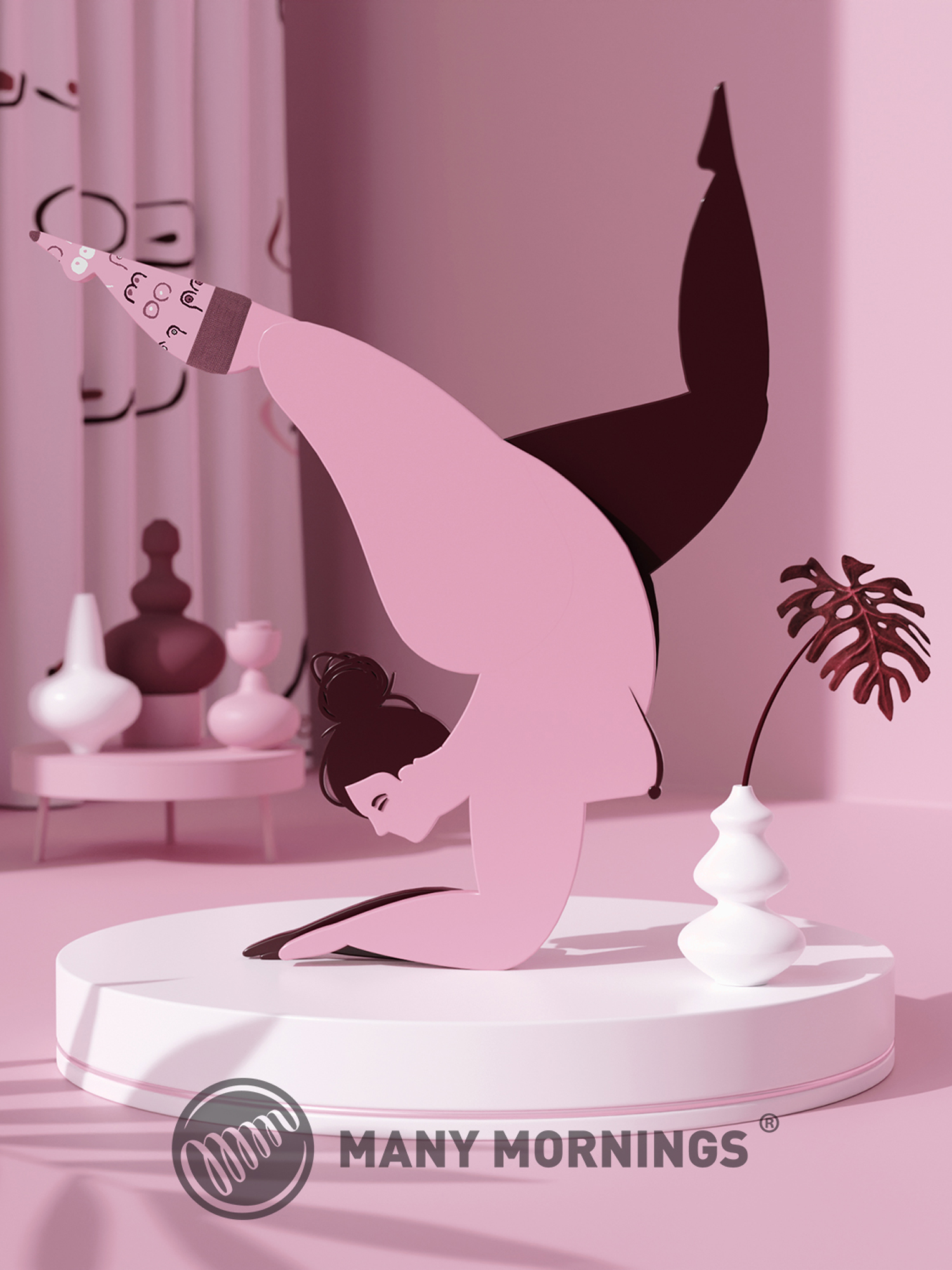 Skarpetki Many Mornings Simply The Breast (pink)