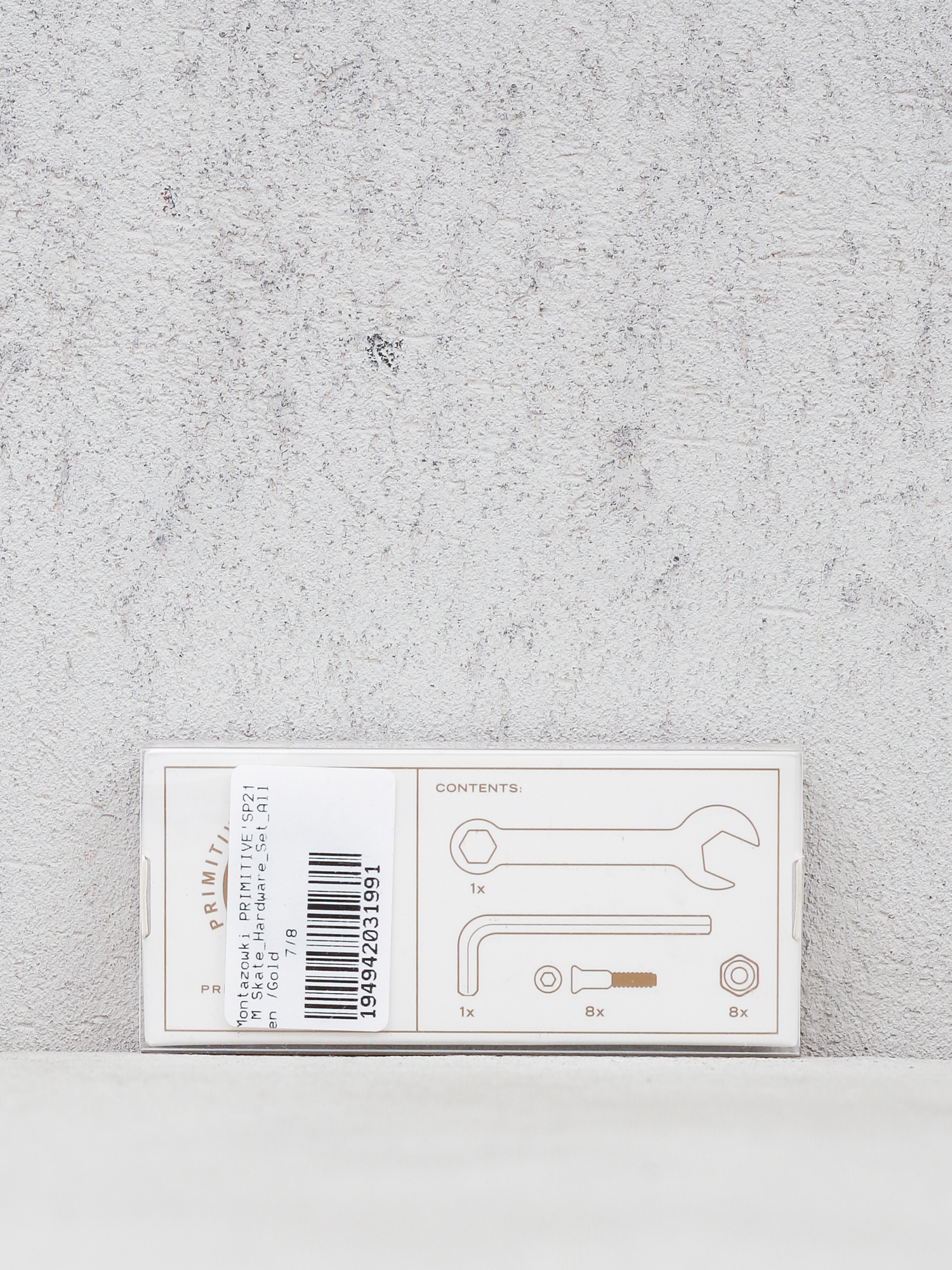 Montażówki Primitive Skate Hardware Set Allen (gold)