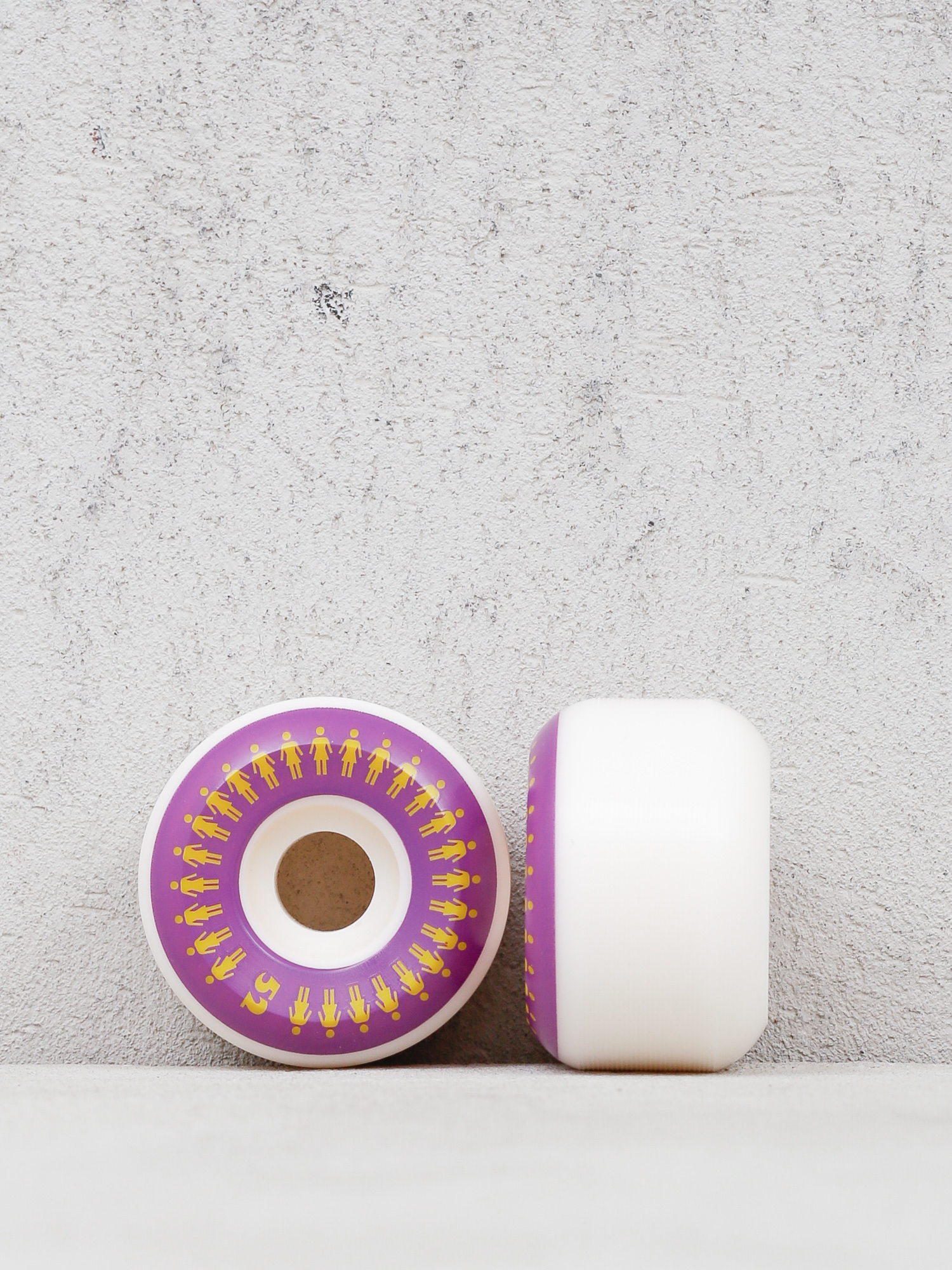 Kółka Girl Skateboard Repeater Conical (white/purple)