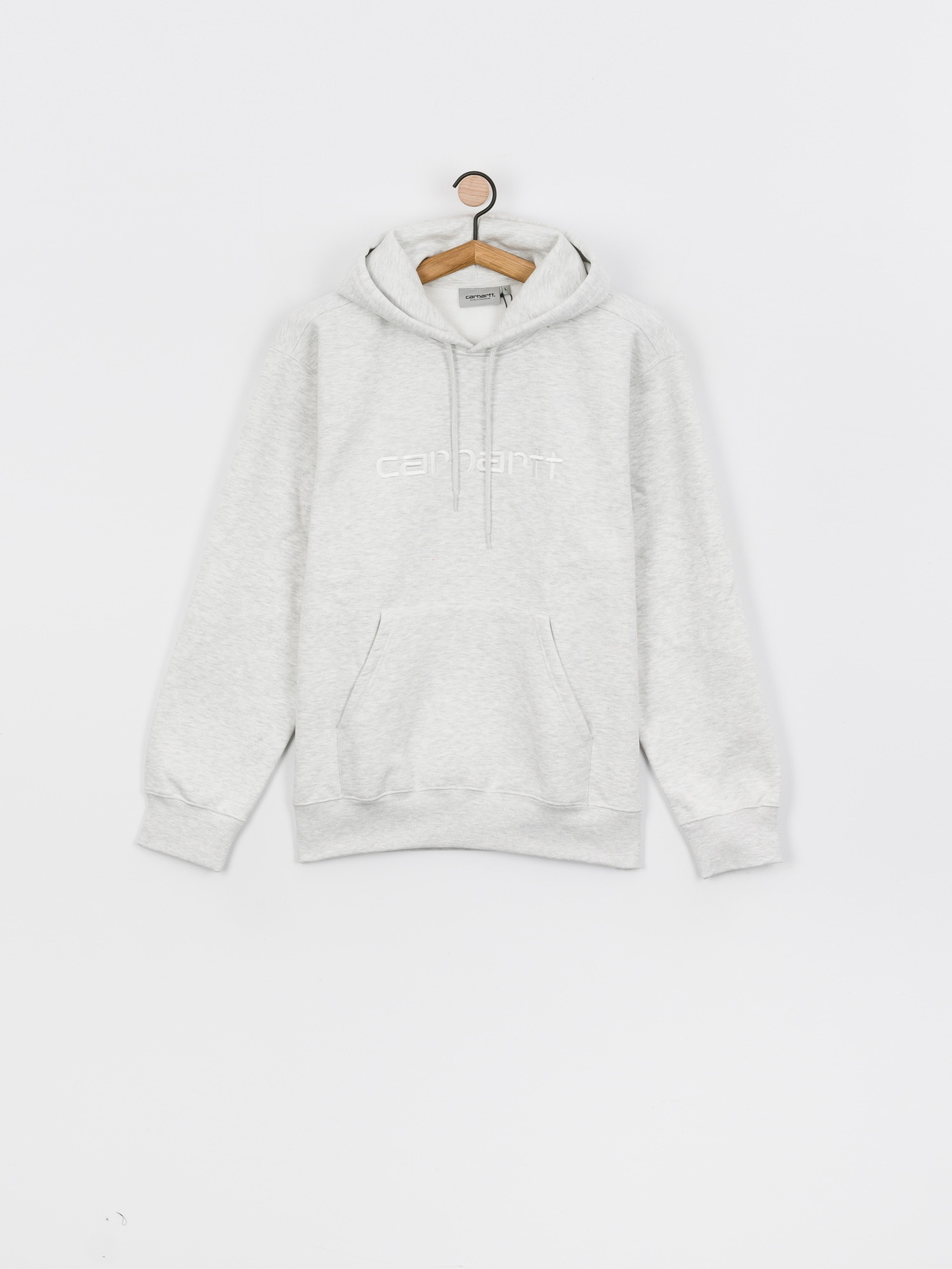 Bluza z kapturem Carhartt WIP Sweat HD (ash heather/white)
