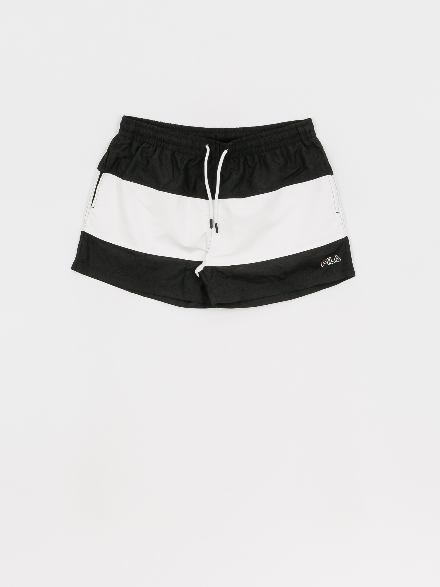 Szorty Fila Yamato (black/bright white)