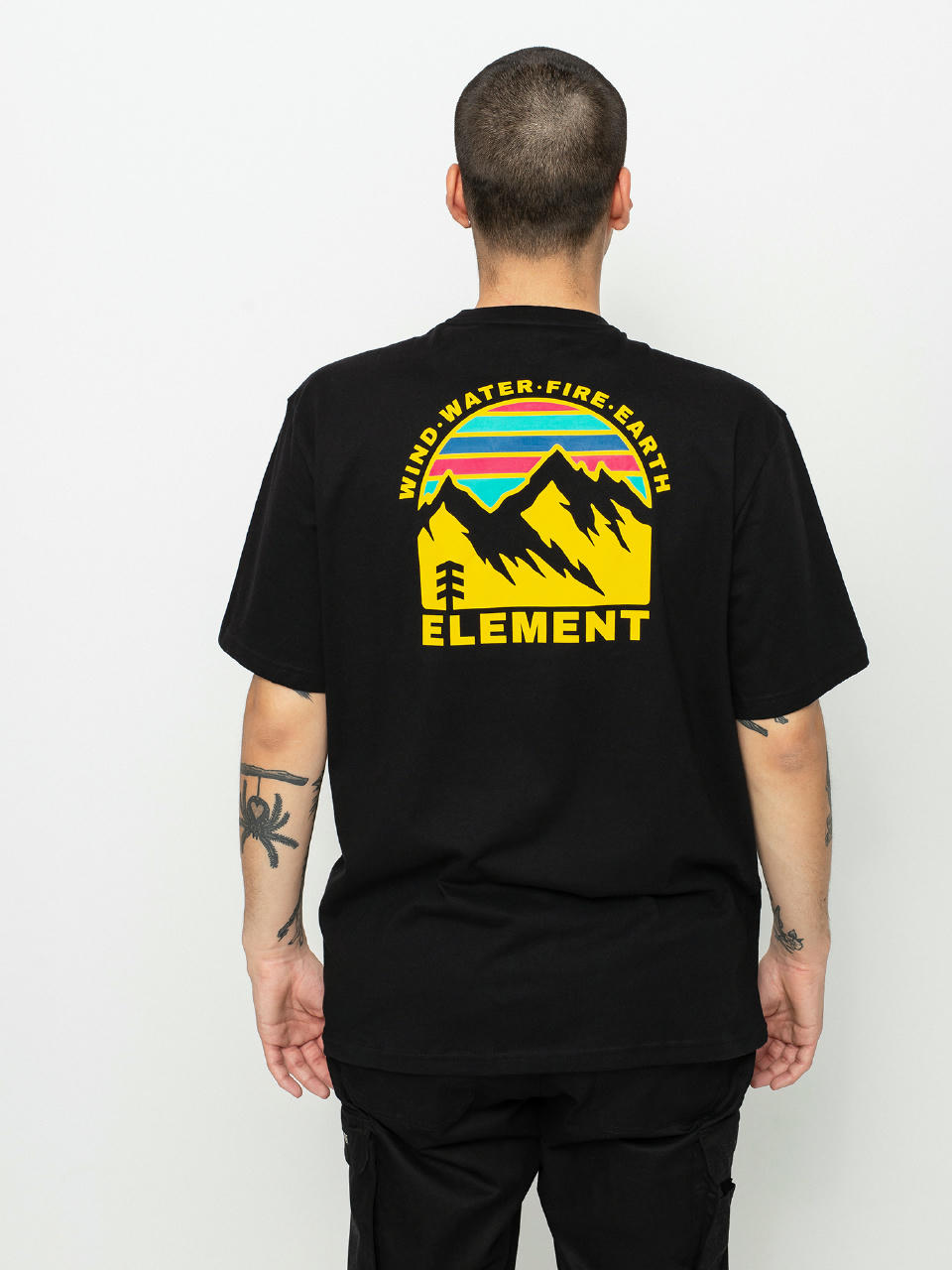 T-shirt Element Foxwood (flint black)