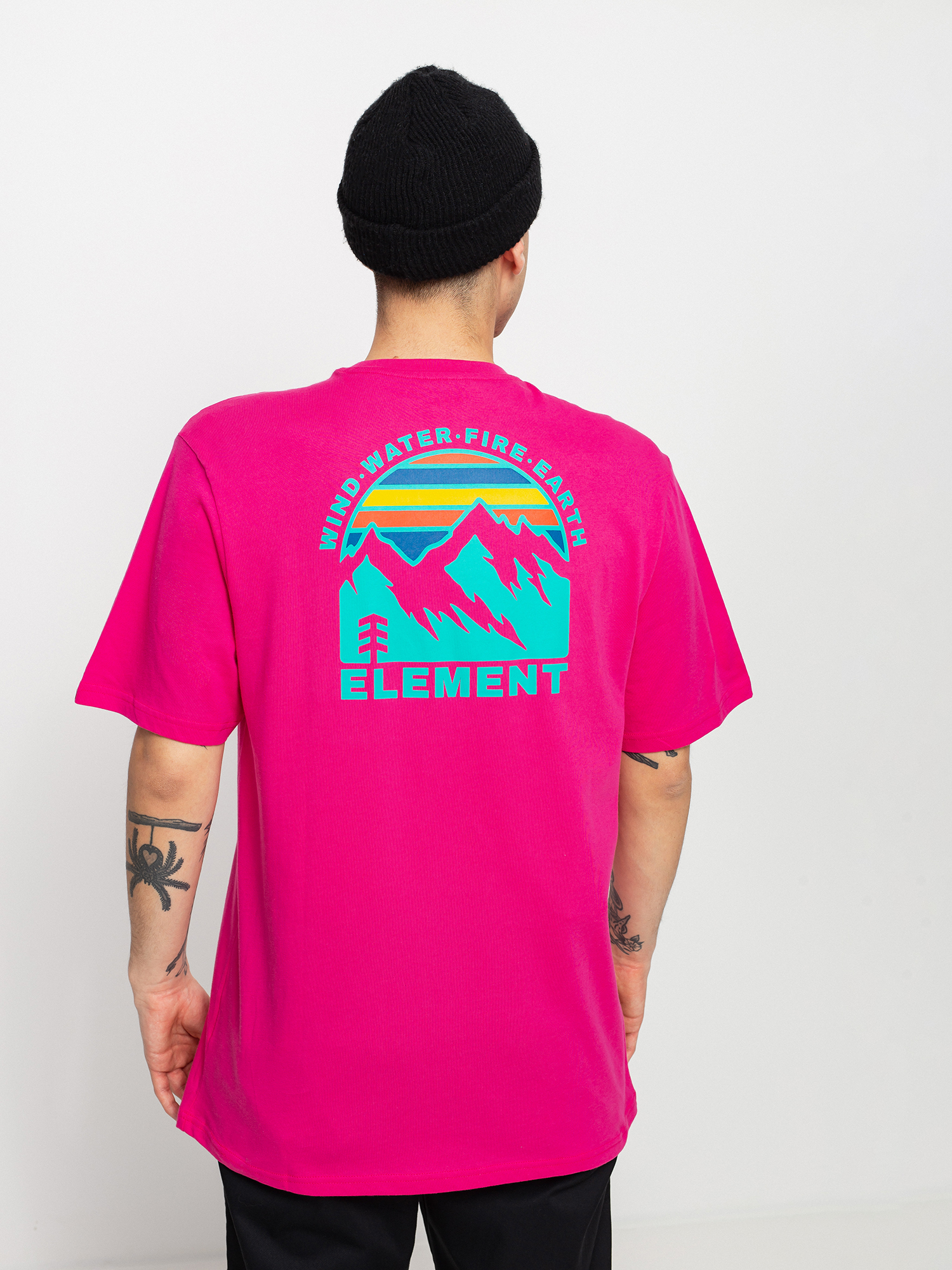 T-shirt Element Foxwood (fushia red)