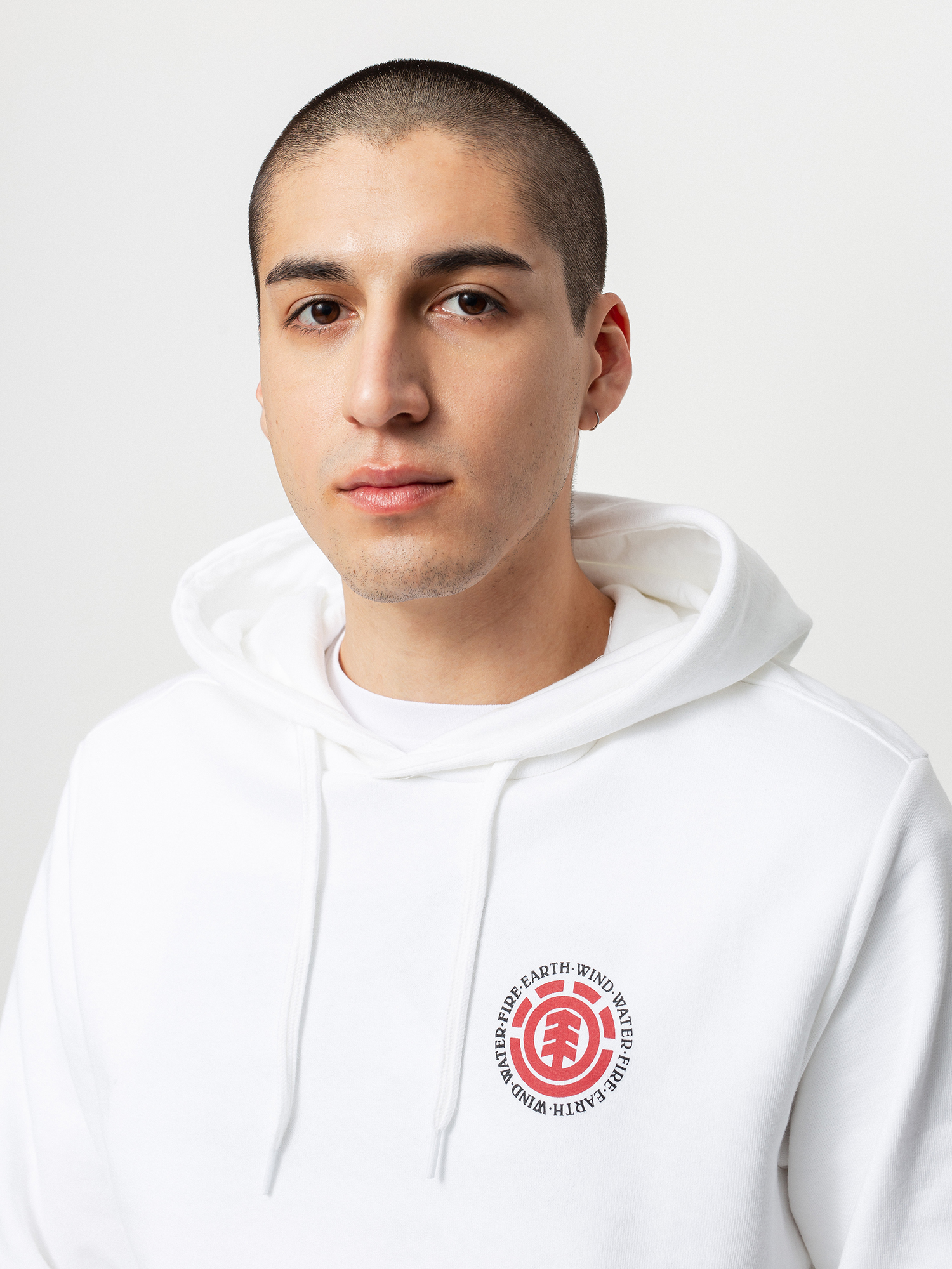 Bluza z kapturem Element Seal Bp HD (optic white)