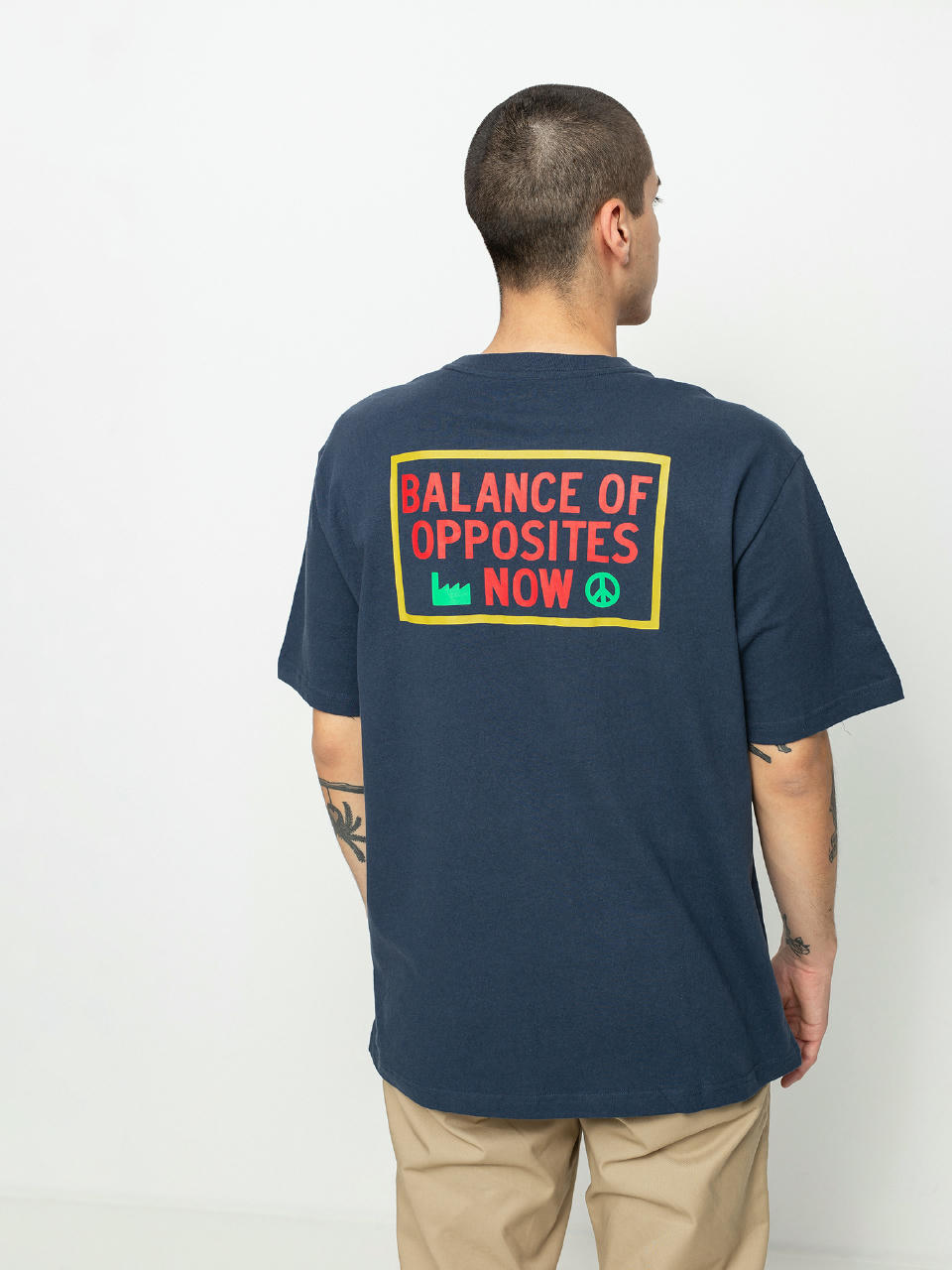 T-shirt RVCA Balance Now (moody blue)