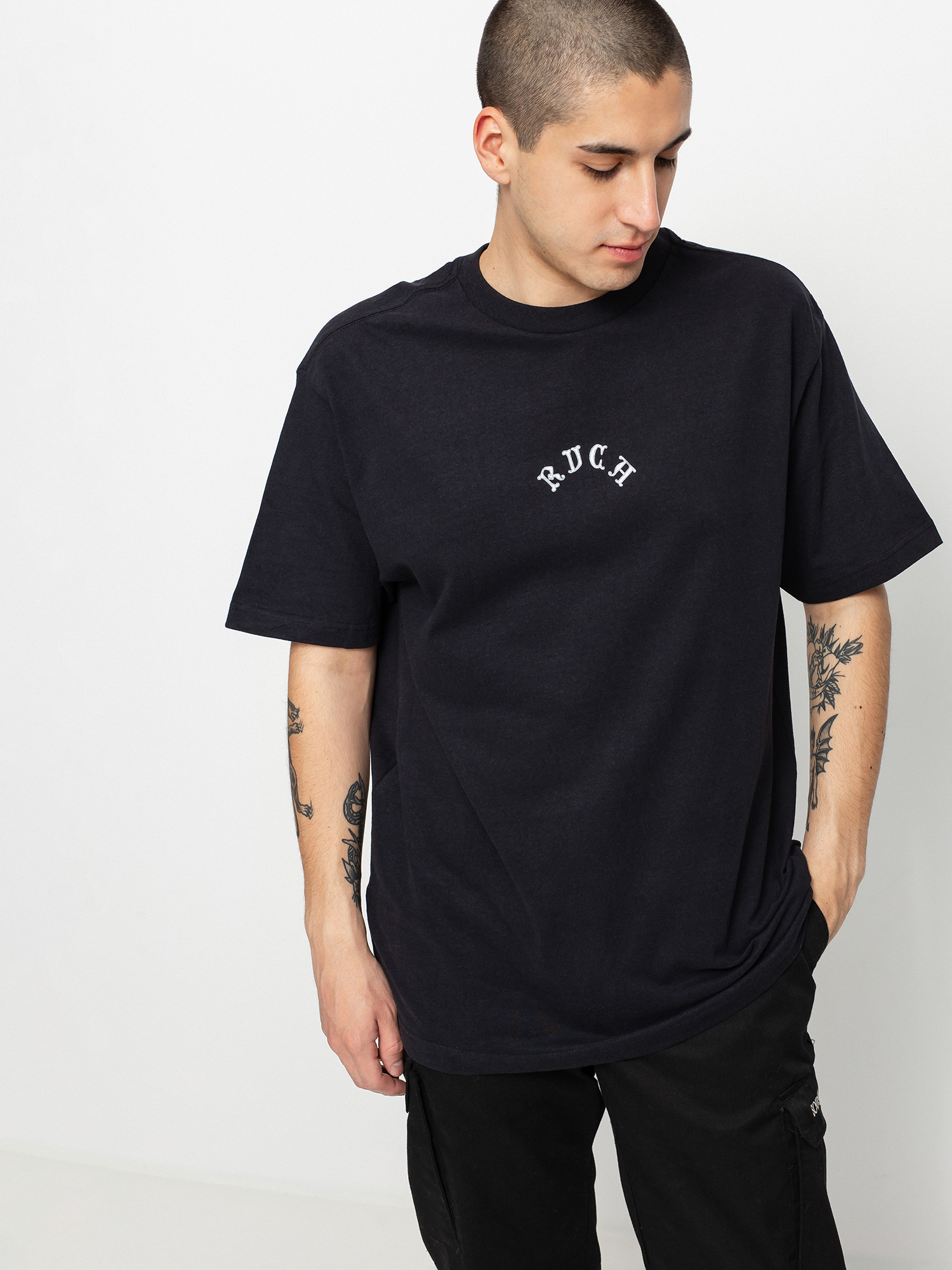 T-shirt RVCA The Monkey (black)