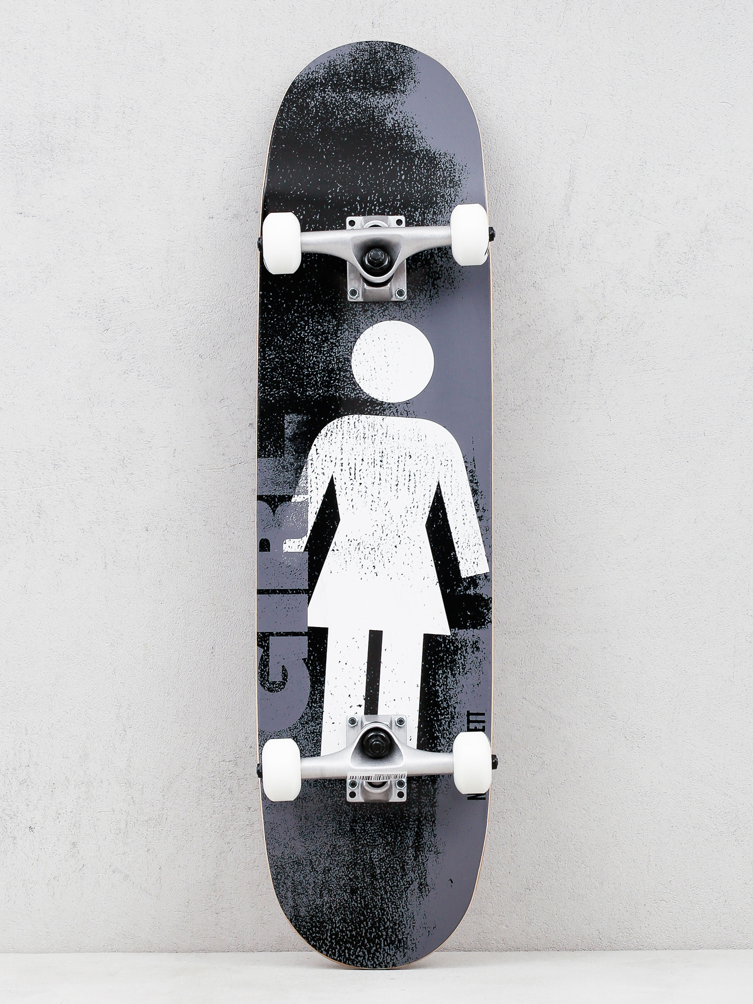 Deskorolka Girl Skateboard Bennett Roller (black/white)
