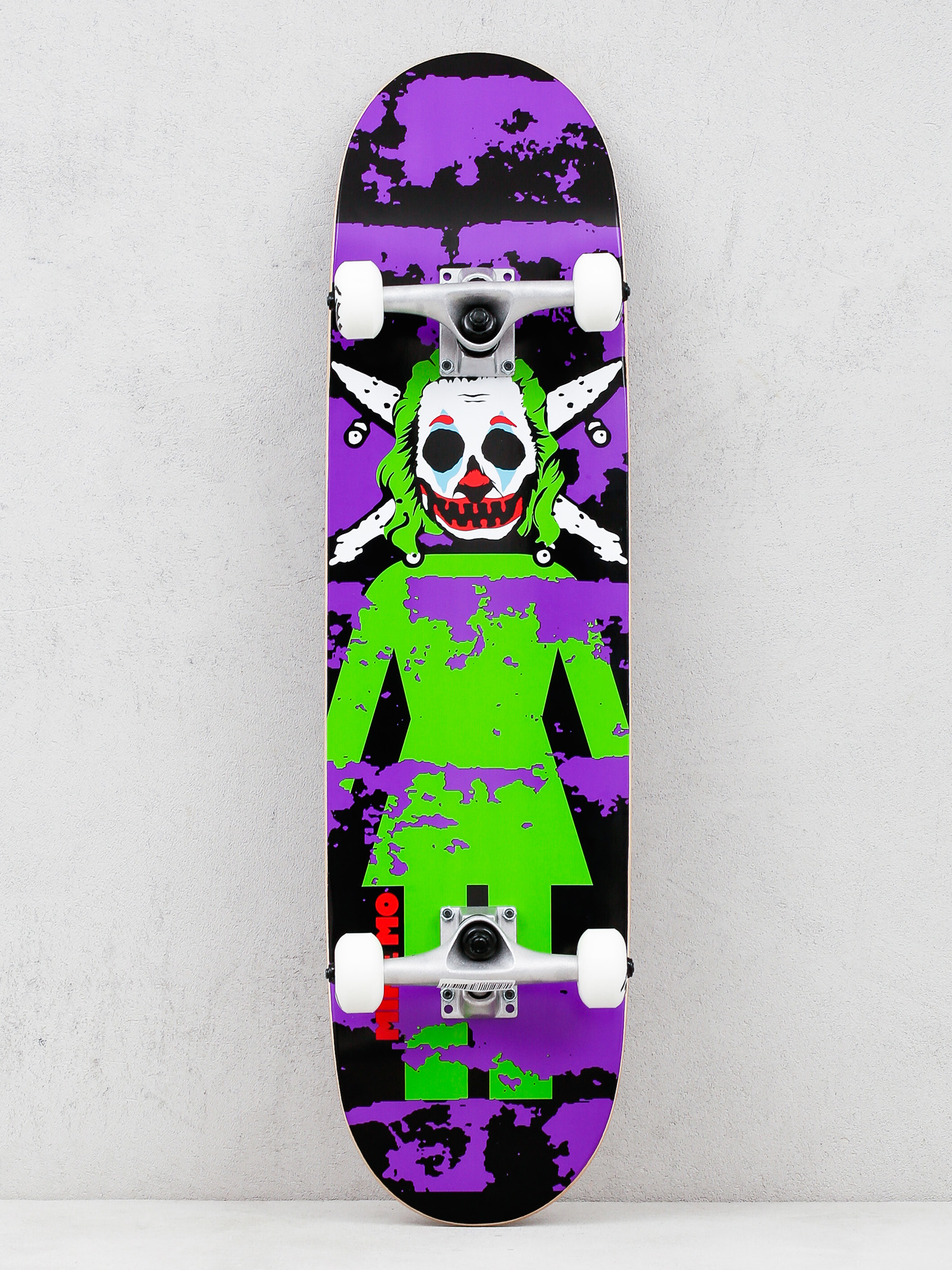 Deskorolka Girl Skateboard Mike Mo Clown Pirate (black/purple/green)