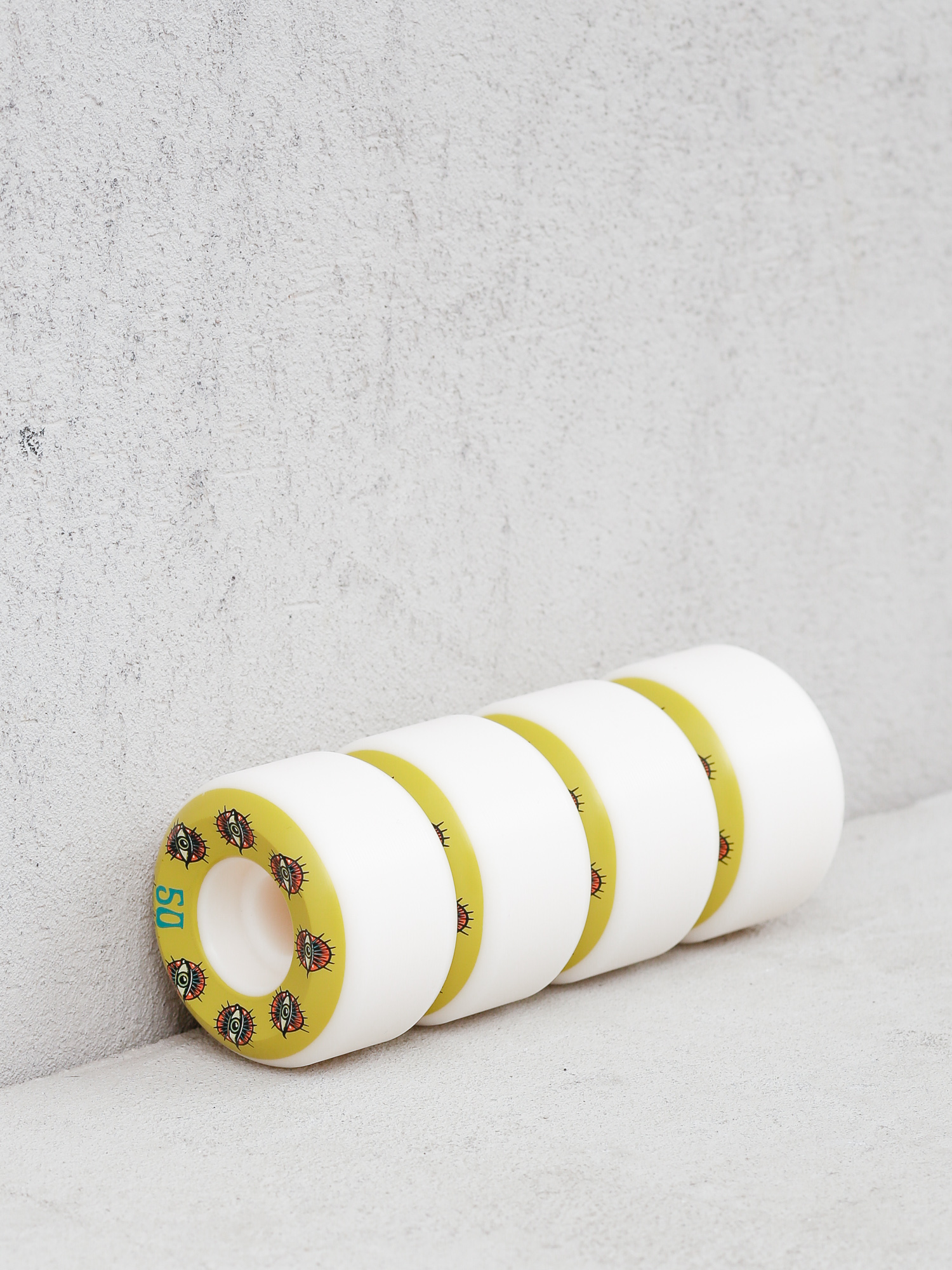 Kółka Chocolate Hecox Essentail Conical (white/green)