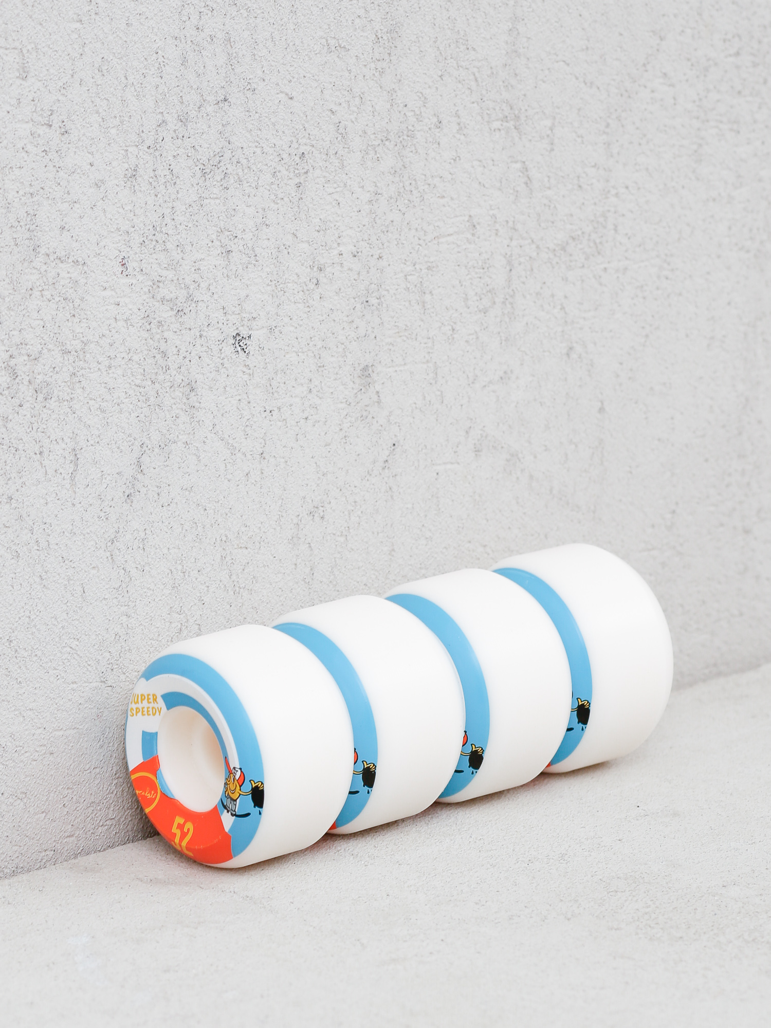 Kółka Chocolate Hecox Essentail Conical (white/blue)