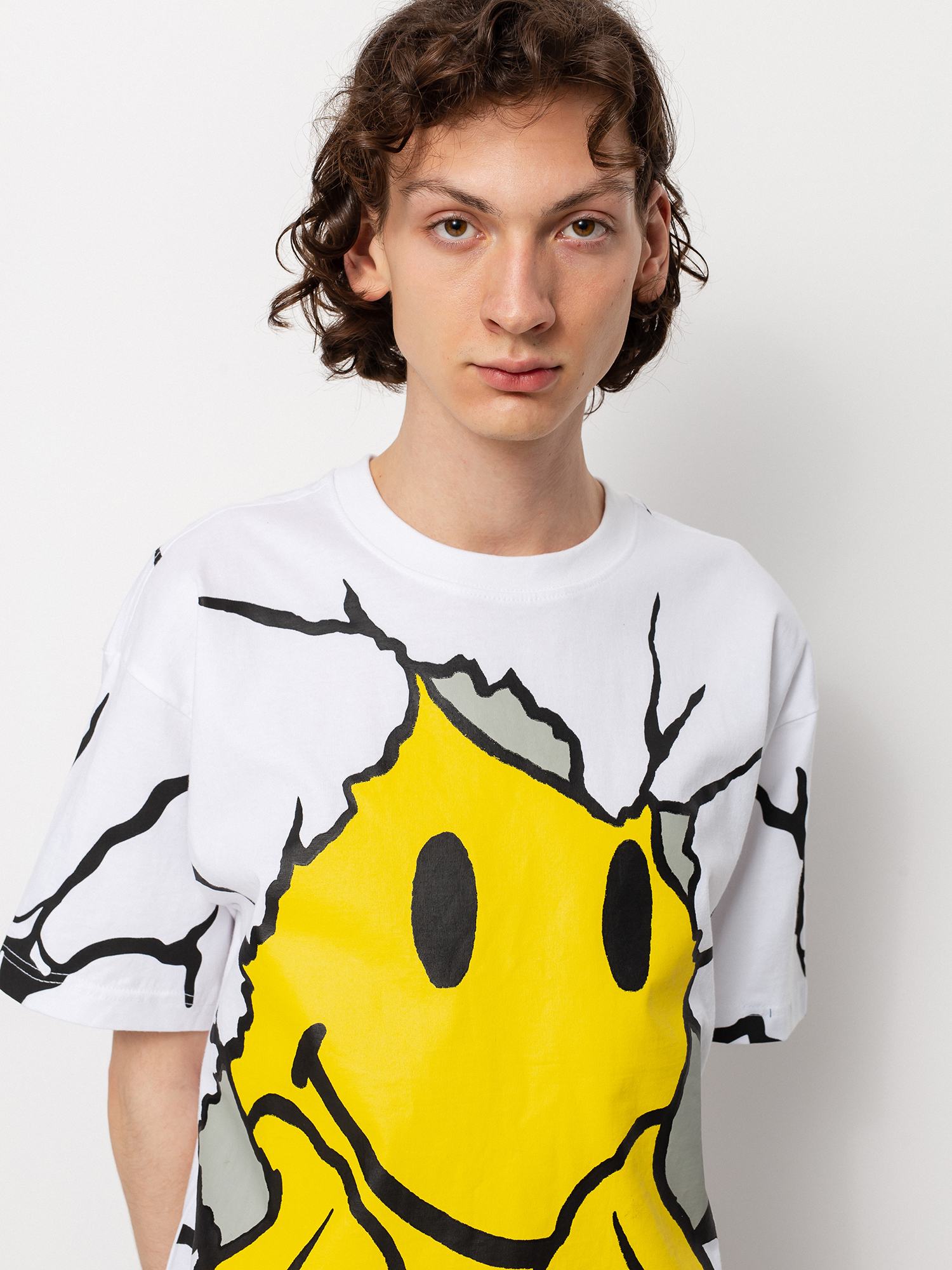 T-shirt Chinatown Market Smiley Dry Wall Breaker (white)
