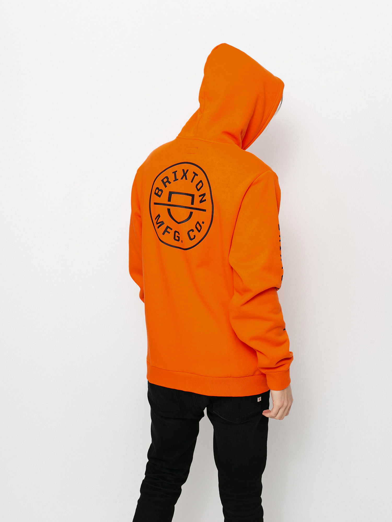 Bluza z kapturem Brixton Crest HD (carrot)
