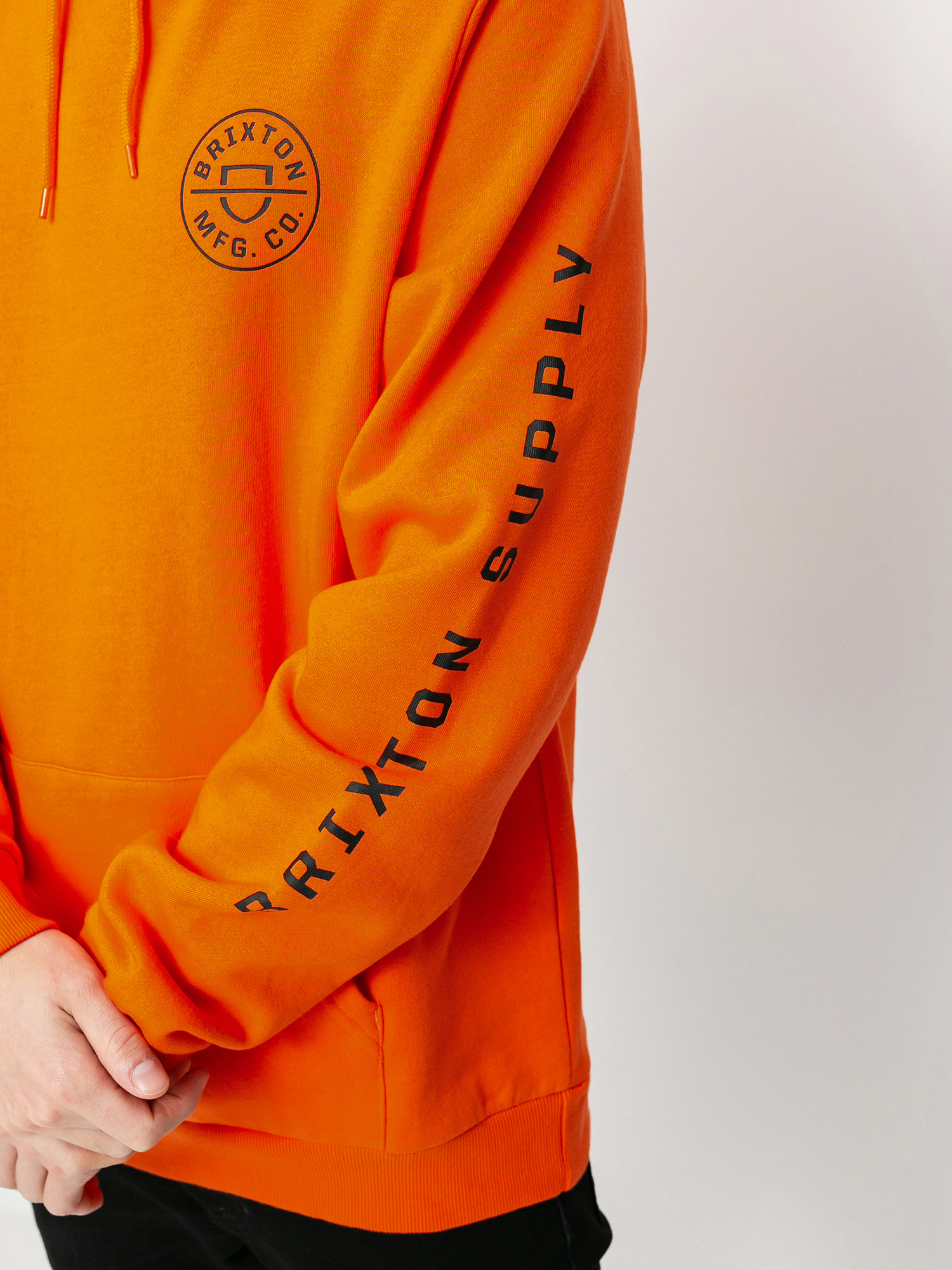 Bluza z kapturem Brixton Crest HD (carrot)