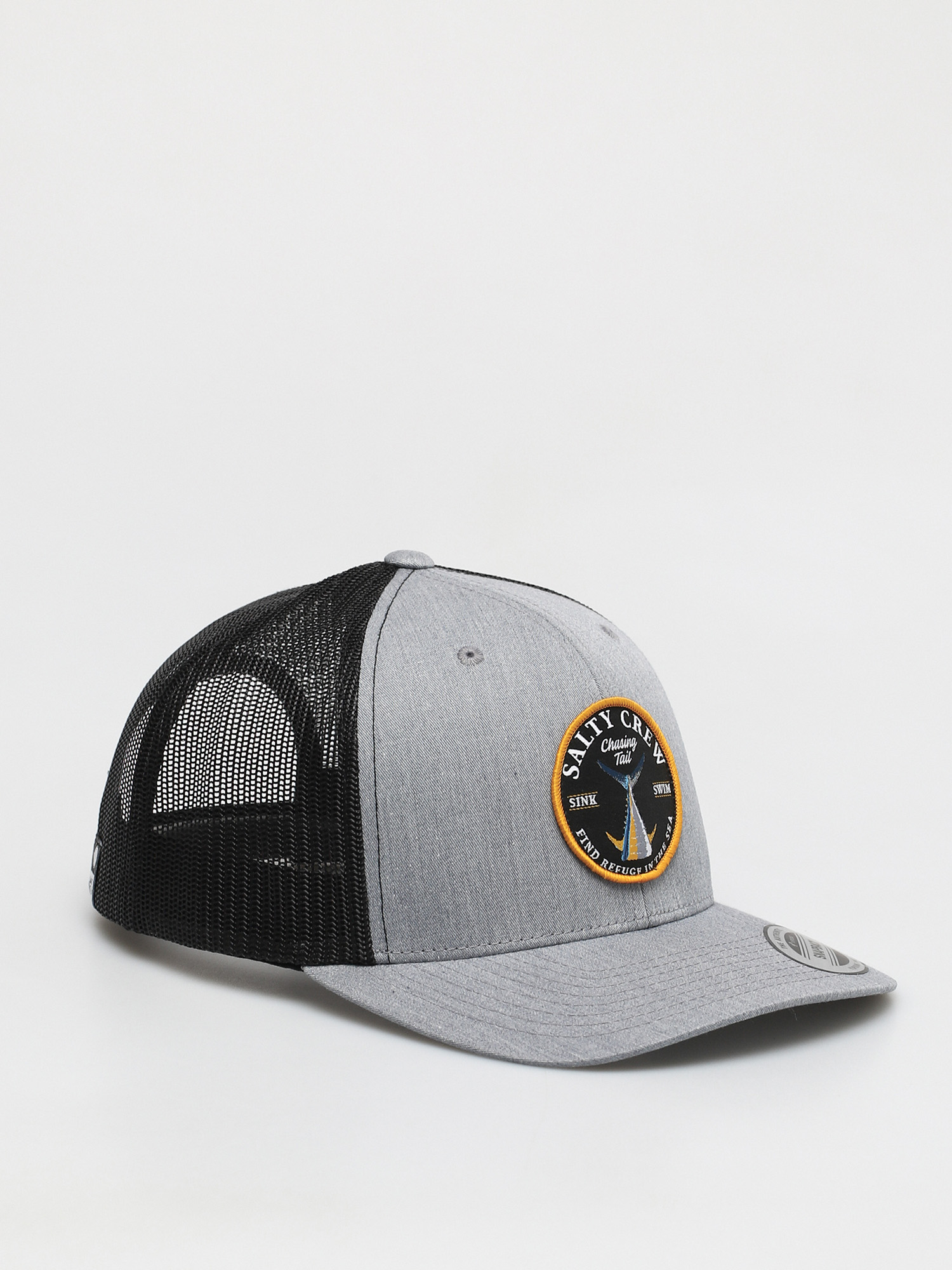 Czapka z daszkiem Salty Crew Bottom Dweller Retro Trucker ZD (heather grey/black)