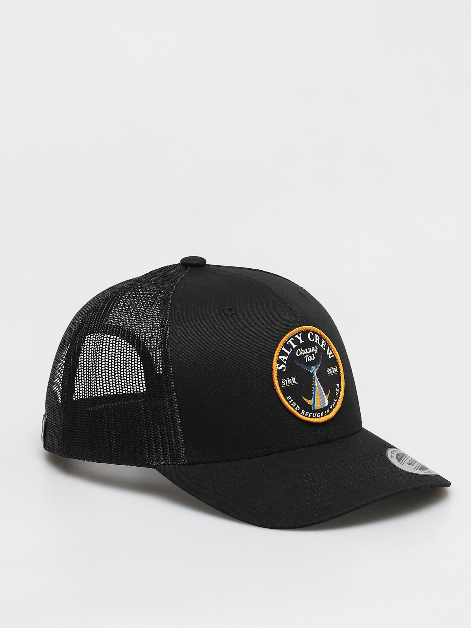 Czapka z daszkiem Salty Crew Bottom Dweller Retro Trucker ZD (black)