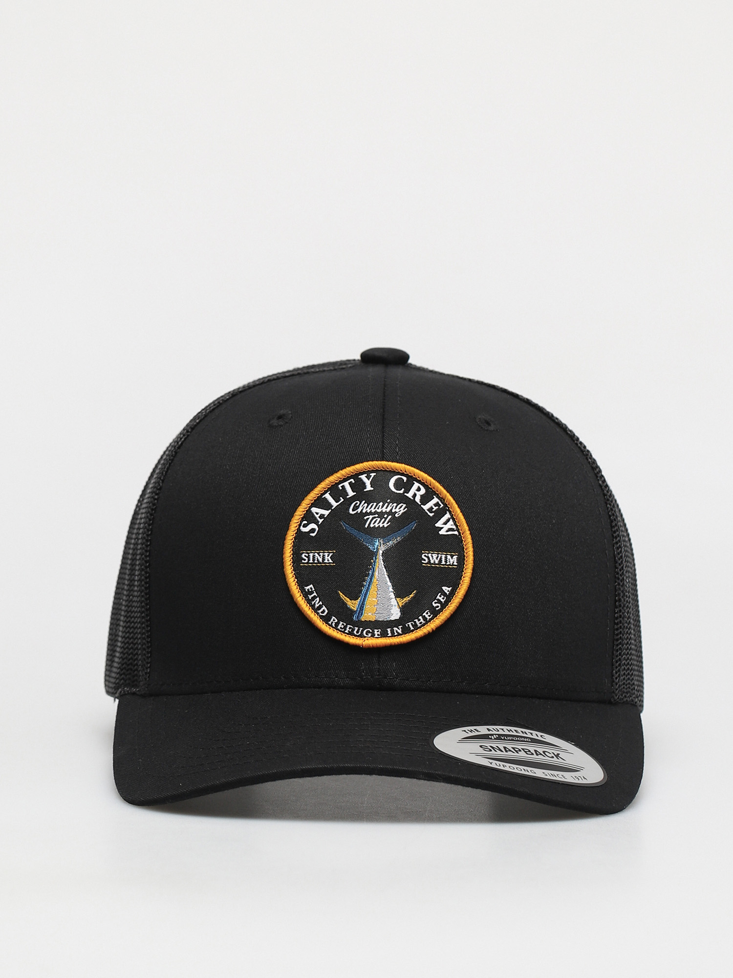 Czapka z daszkiem Salty Crew Bottom Dweller Retro Trucker ZD (black)