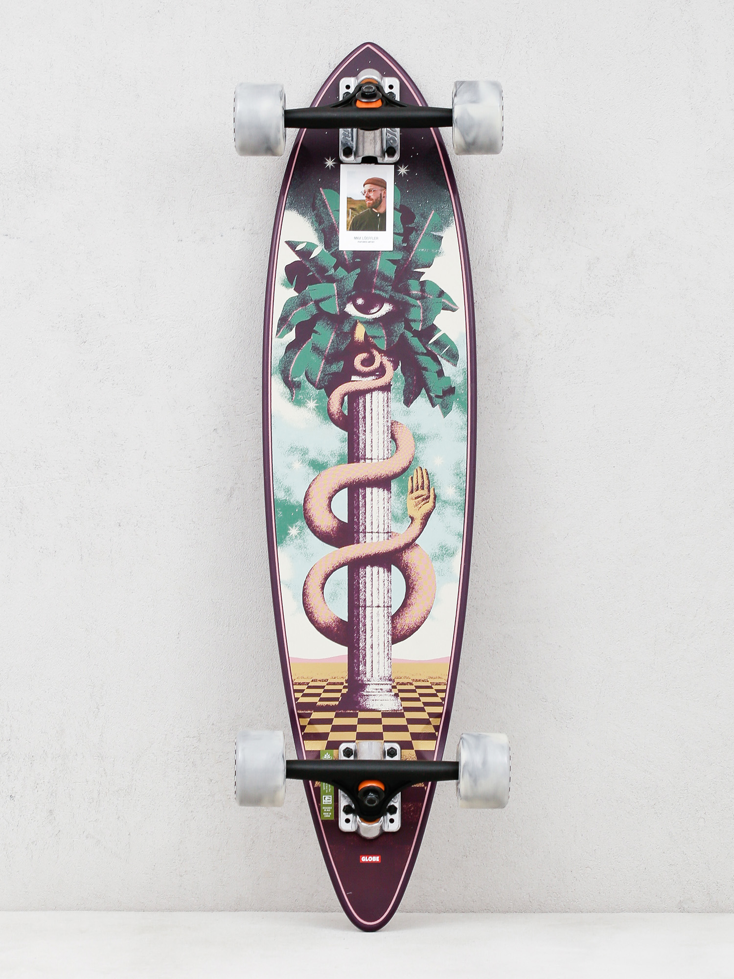 Longboard Globe Pintail 34 (the sentinel)