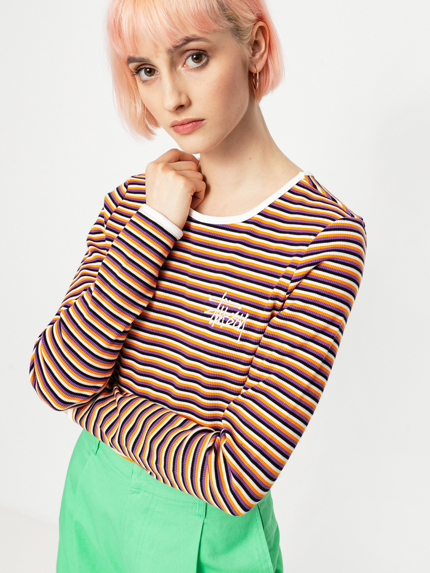 Longsleeve Stussy Lita Wmn (purple)