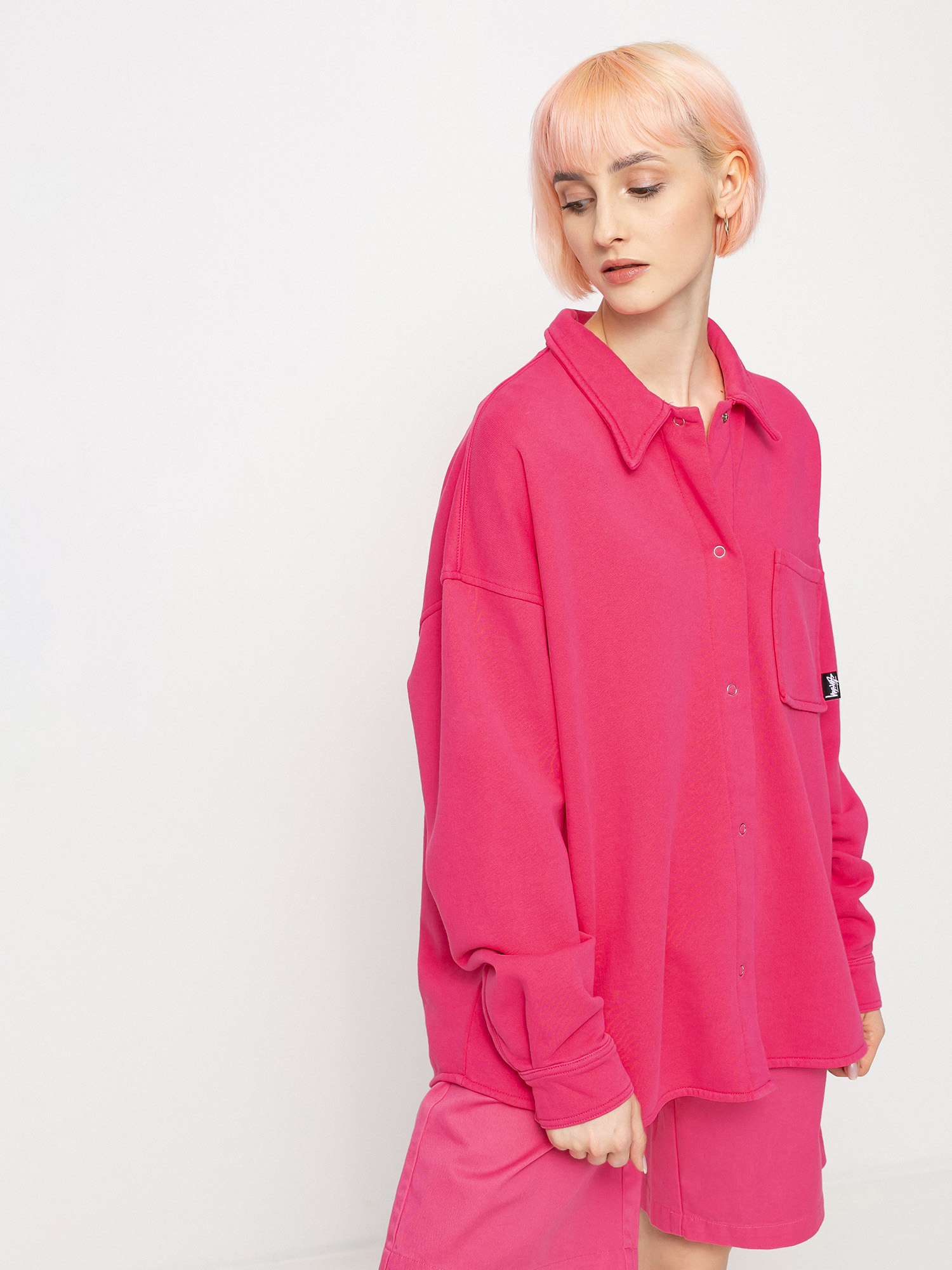 Koszula Stussy Huron Wmn (hot pink)