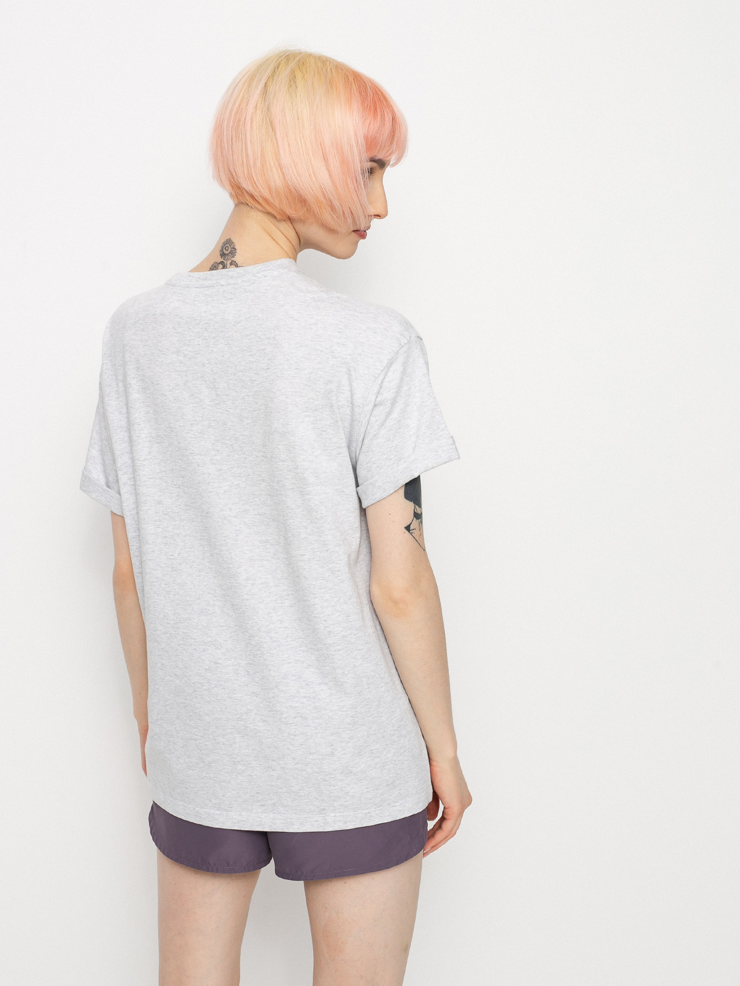 T-shirt Carhartt WIP Chase Wmn (ash heather/gold)