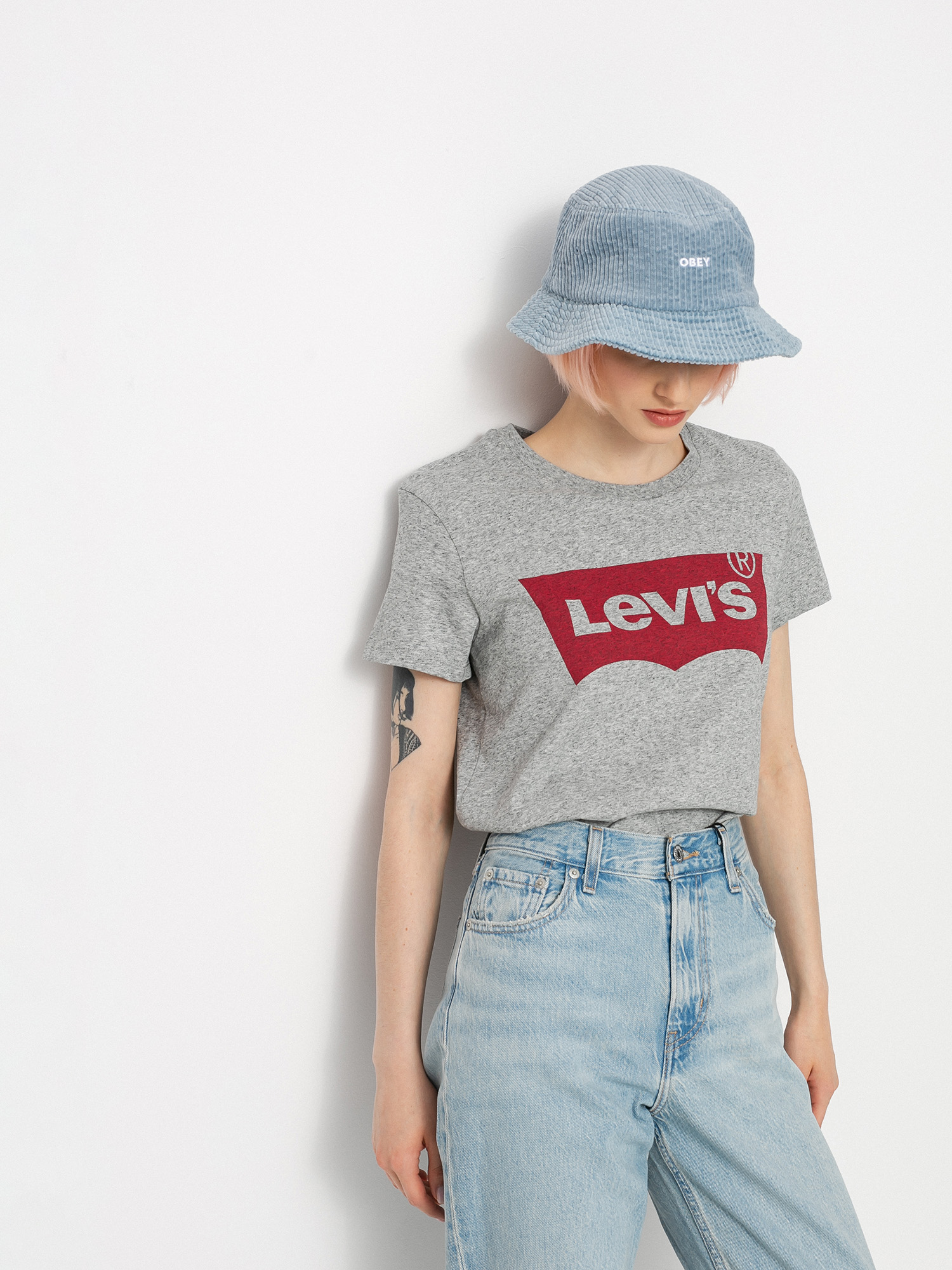 T-shirt Levi's® The Perfect Wmn (better batwing smokestack heather)