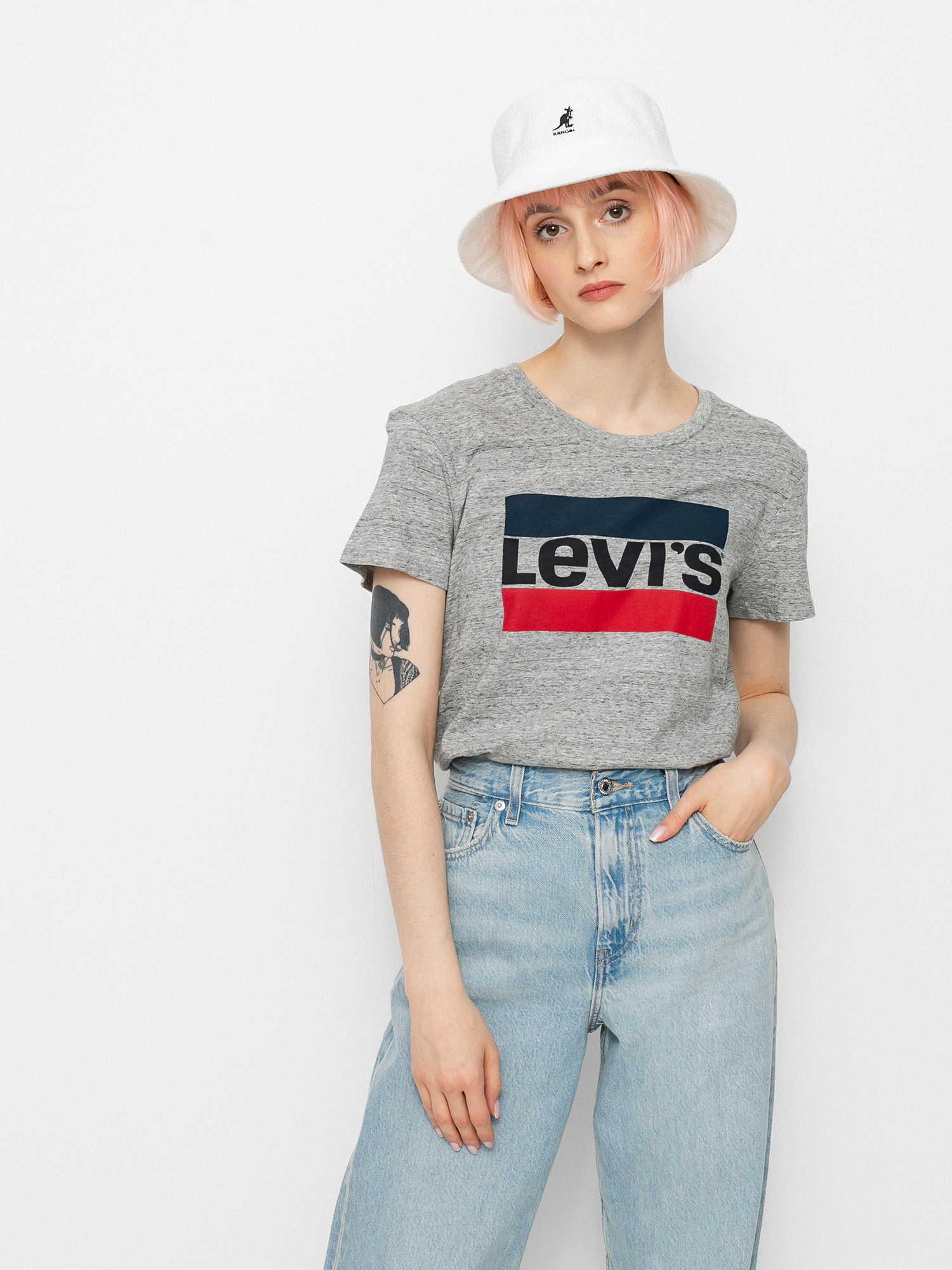 T-shirt Levi's® The Perfect Wmn (sportswear logo smokestack)