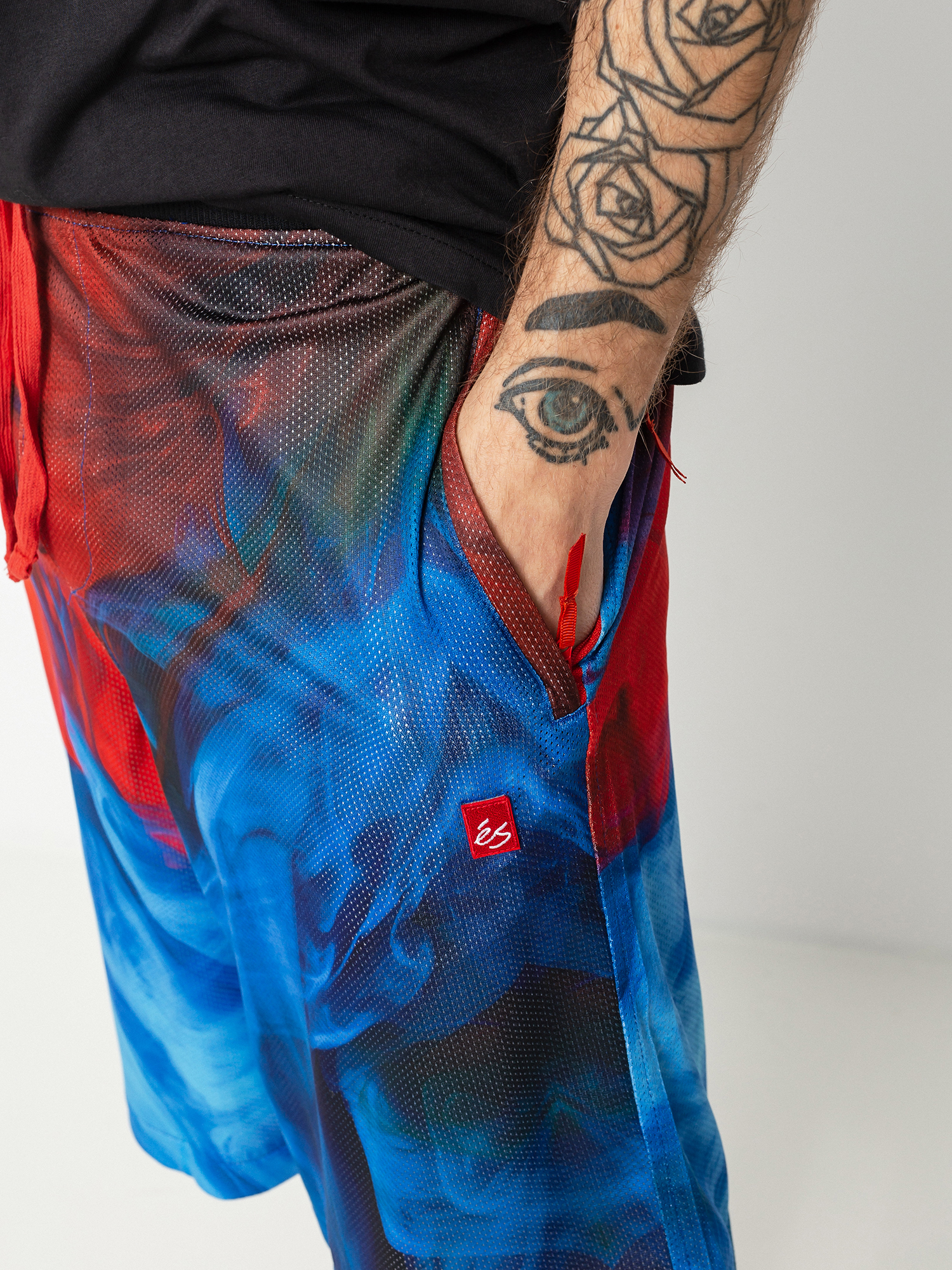 Szorty eS Hyper Beauty (red/blue)