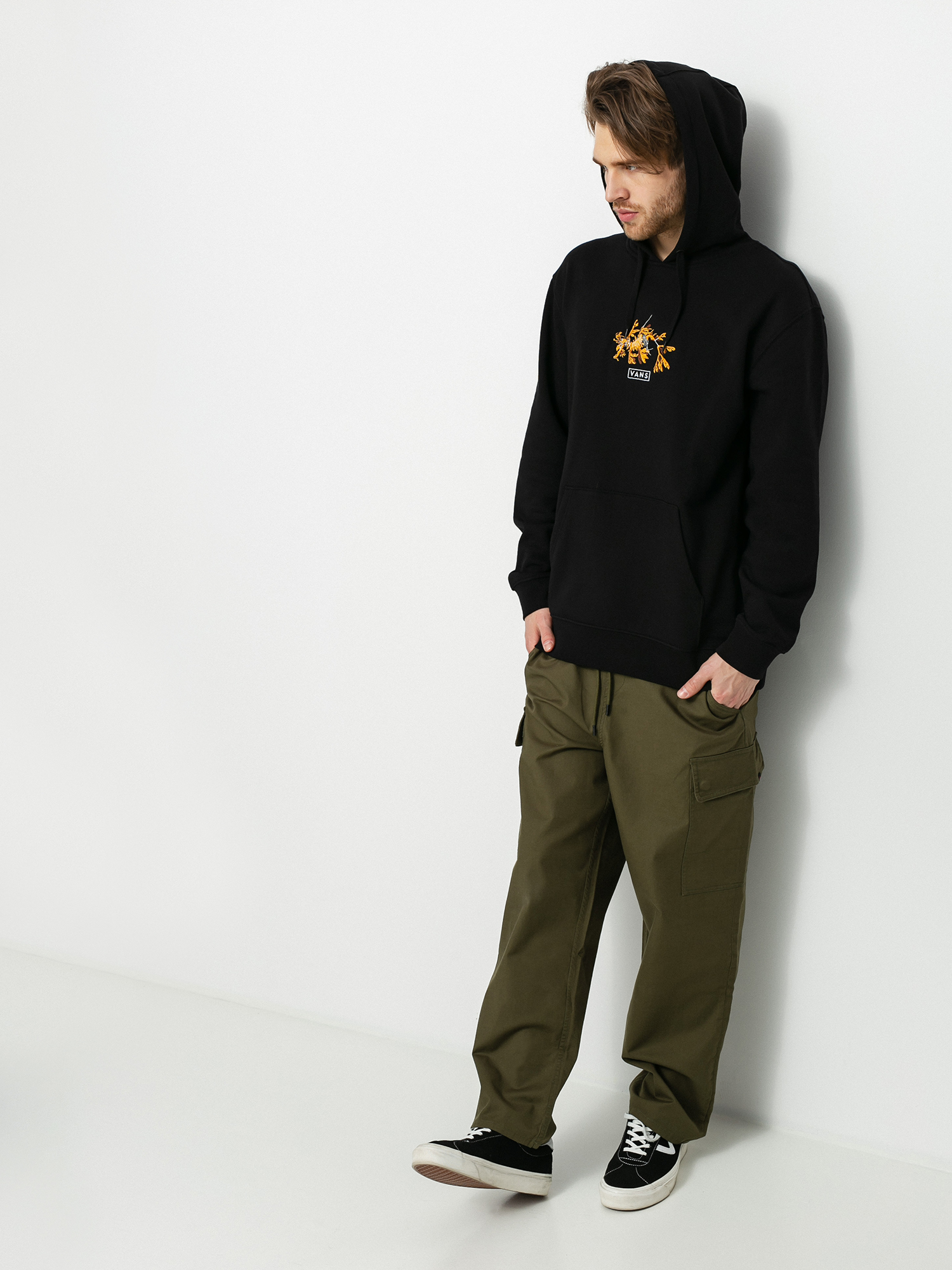 Bluza z kapturem Vans Reality Coral HD (black)