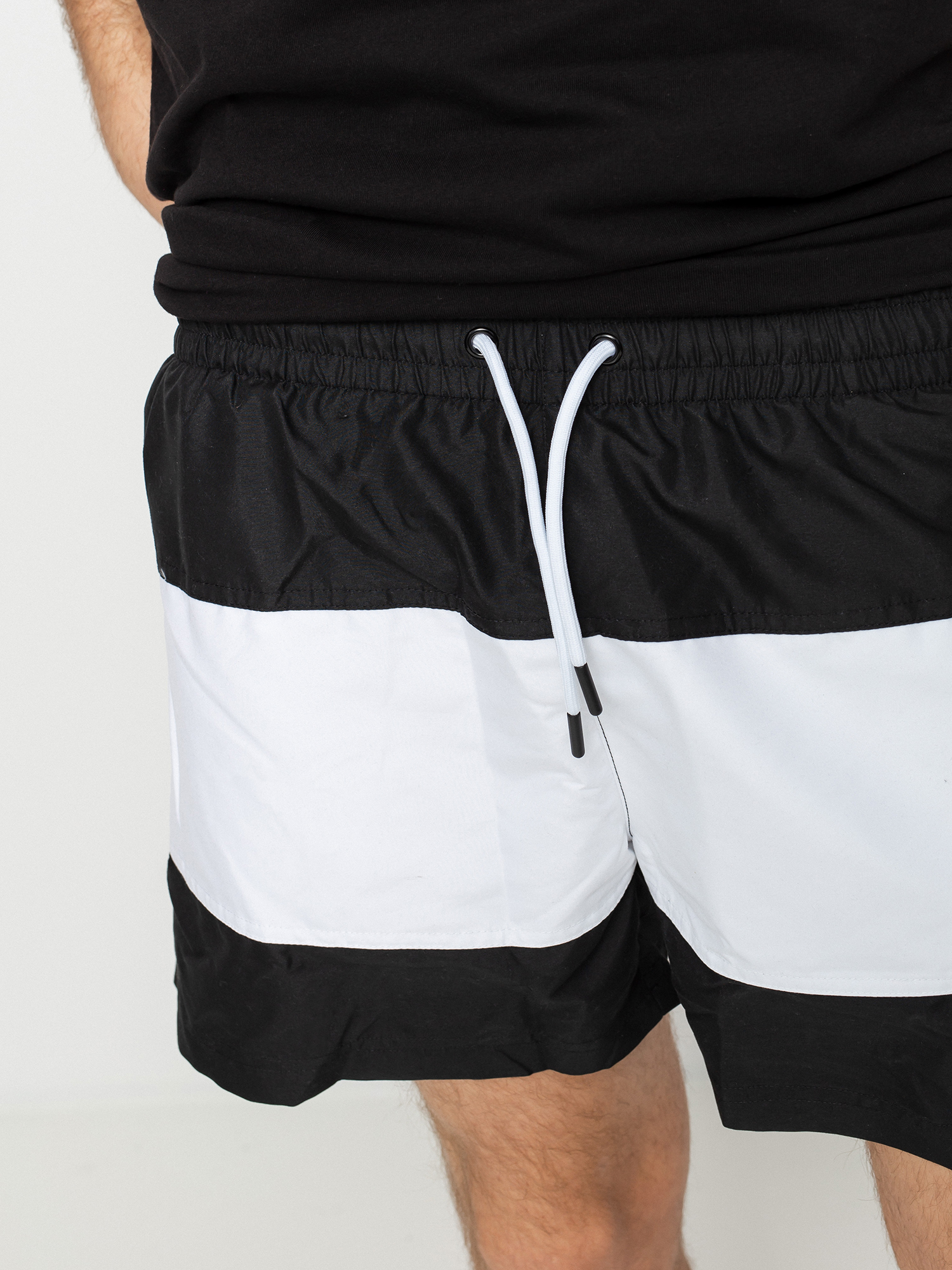 Szorty Fila Yamato (black/bright white)