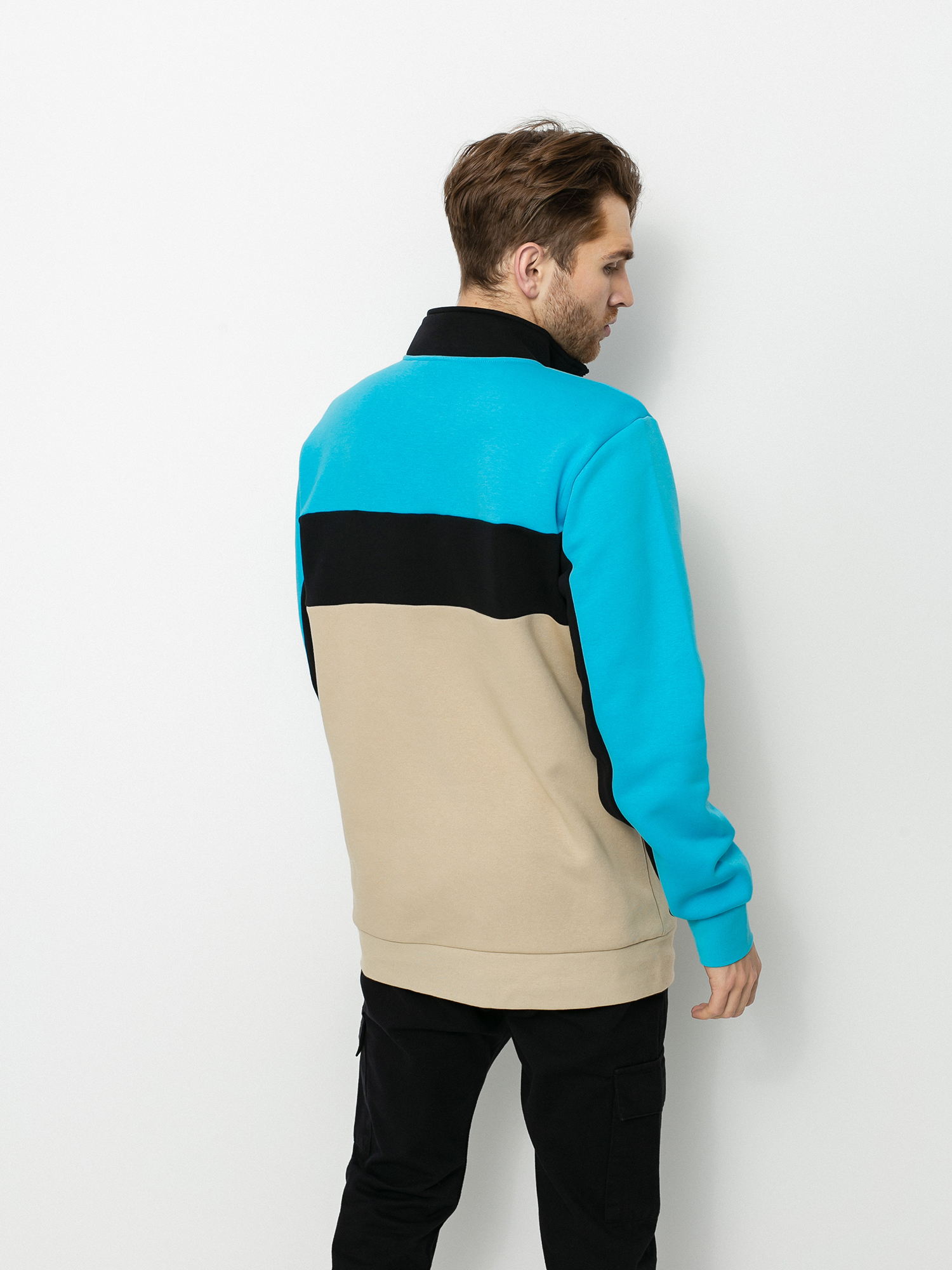 Bluza Burton Lowball Quarter ZIP (cyan/safari)