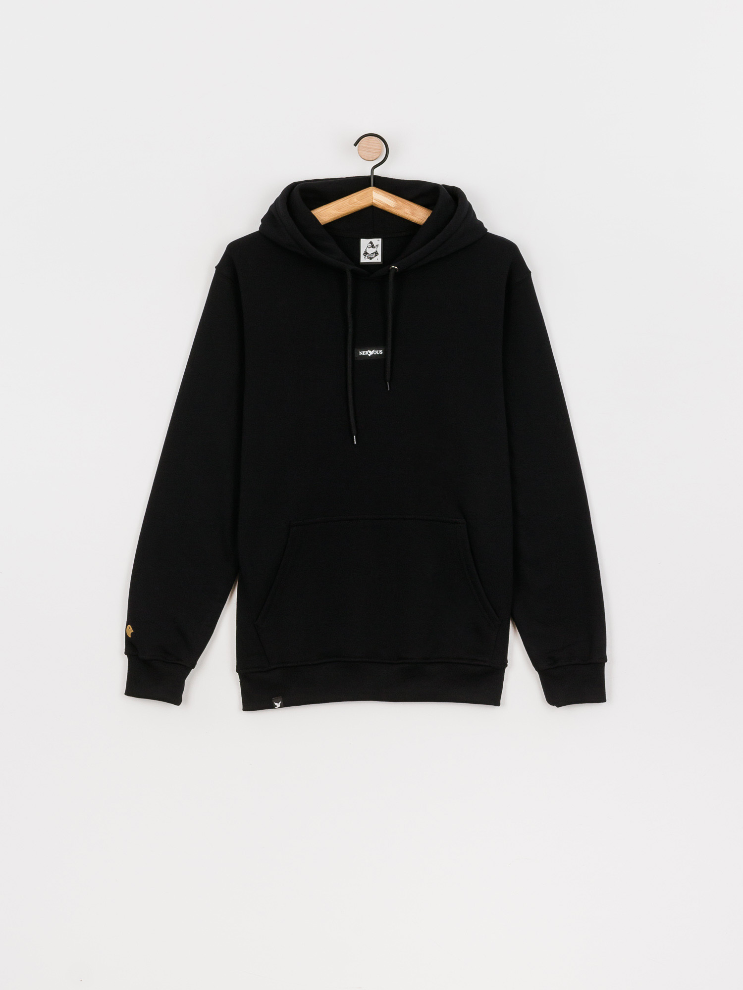 Bluza z kapturem Nervous Classic Sm HD (black)