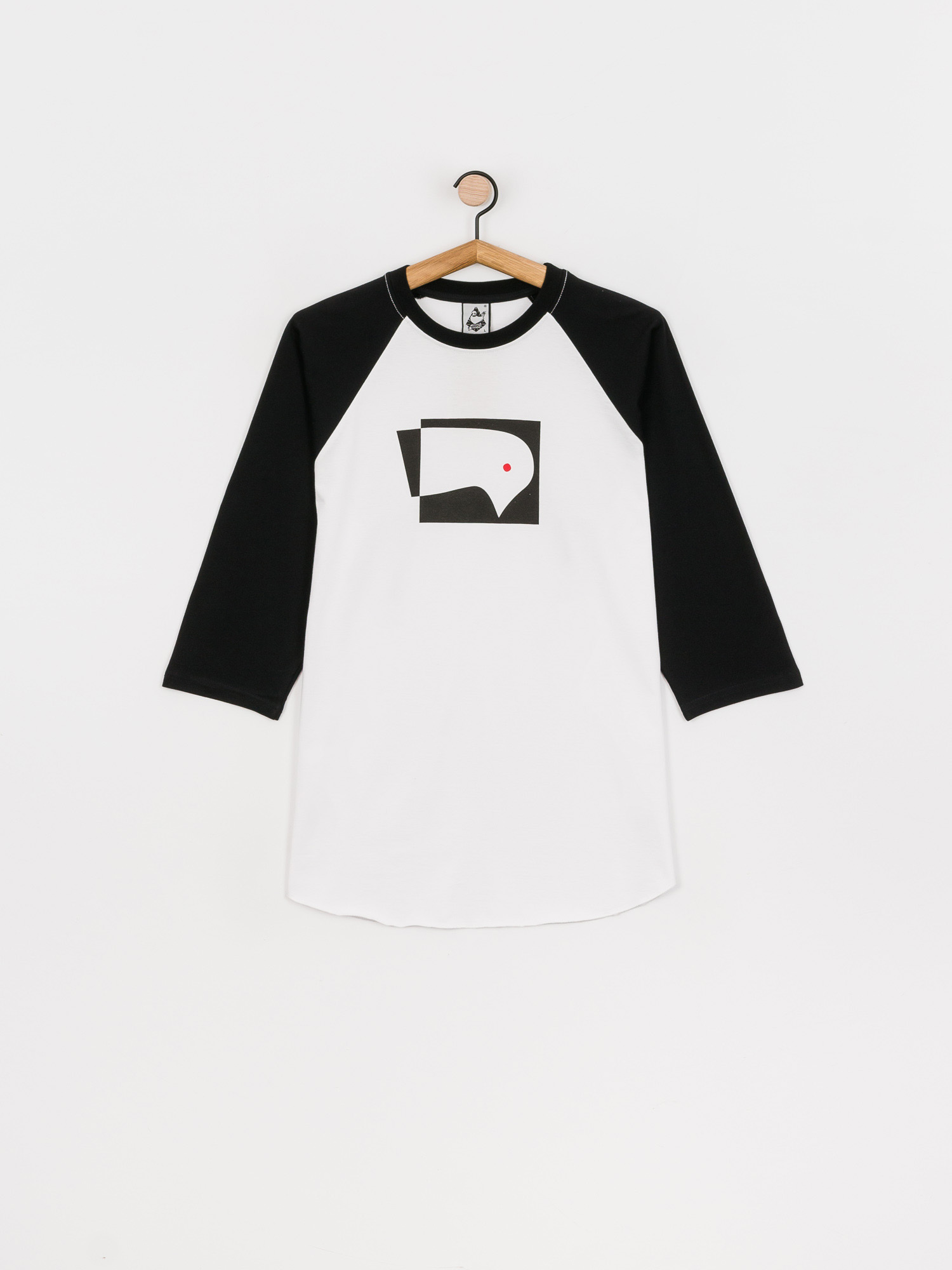 Longsleeve Nervous Comp 3/4 (white/black)