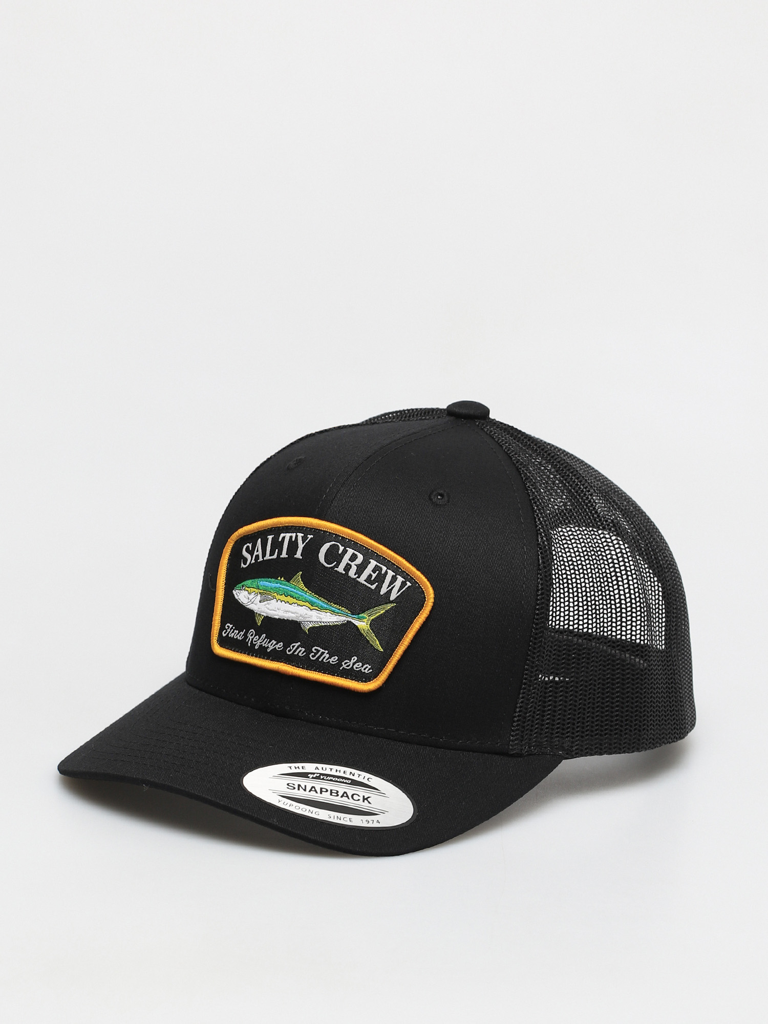 Czapka z daszkiem Salty Crew Mossback Retro Trucker ZD (black)