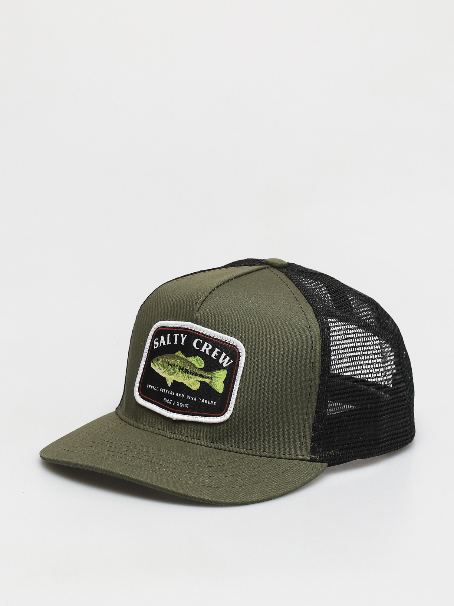 Czapka z daszkiem Salty Crew Bigmouth Trucker ZD (army/black)