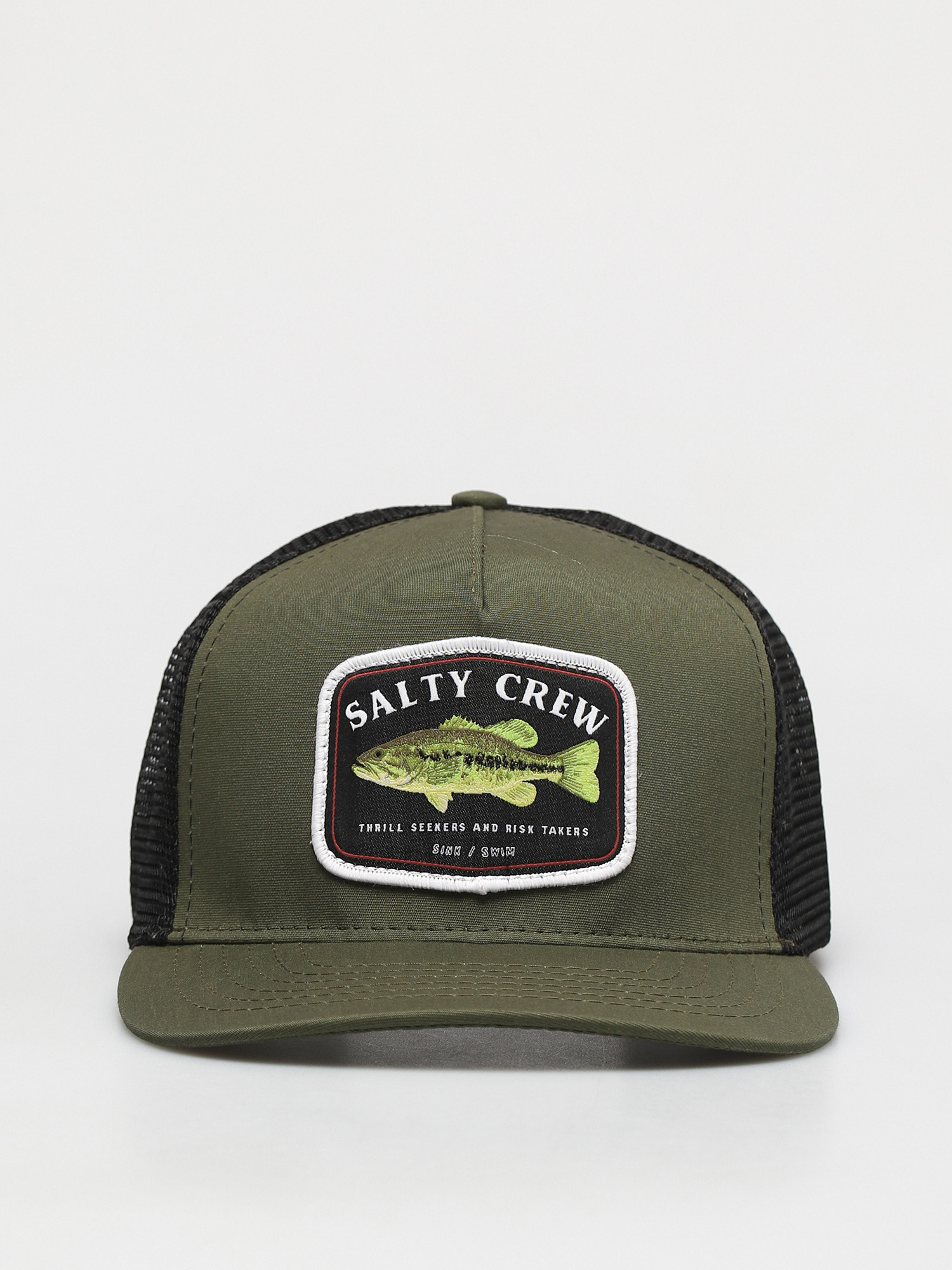 Czapka z daszkiem Salty Crew Bigmouth Trucker ZD (army/black)