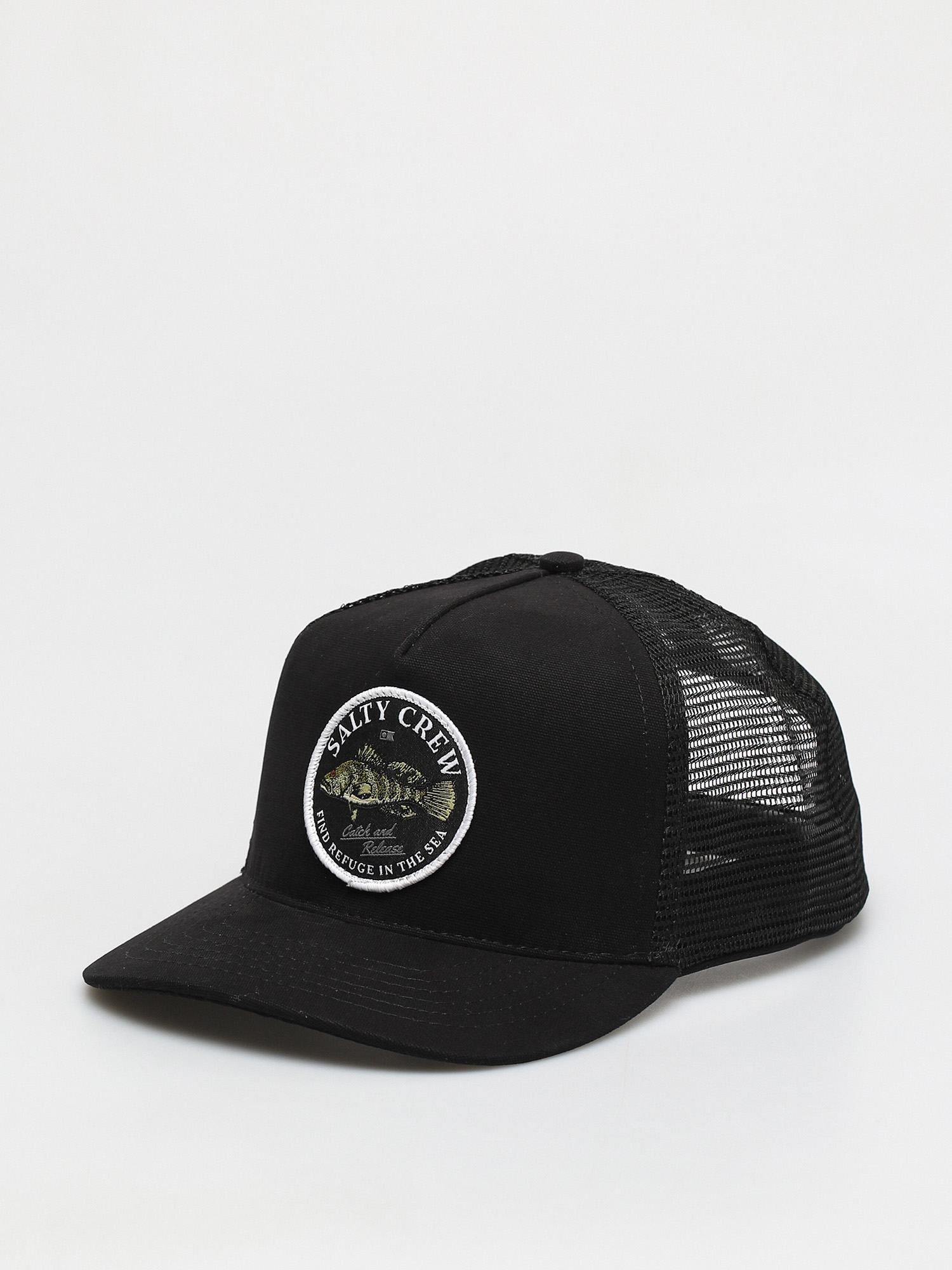 Czapka z daszkiem Salty Crew Baybass Retro Trucker ZD (black)