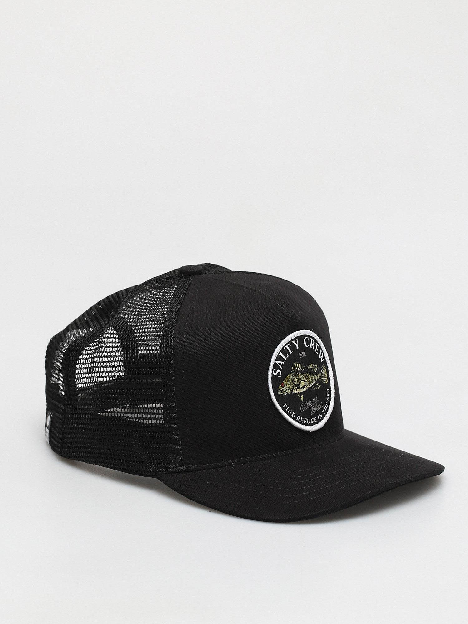 Czapka z daszkiem Salty Crew Baybass Retro Trucker ZD (black)