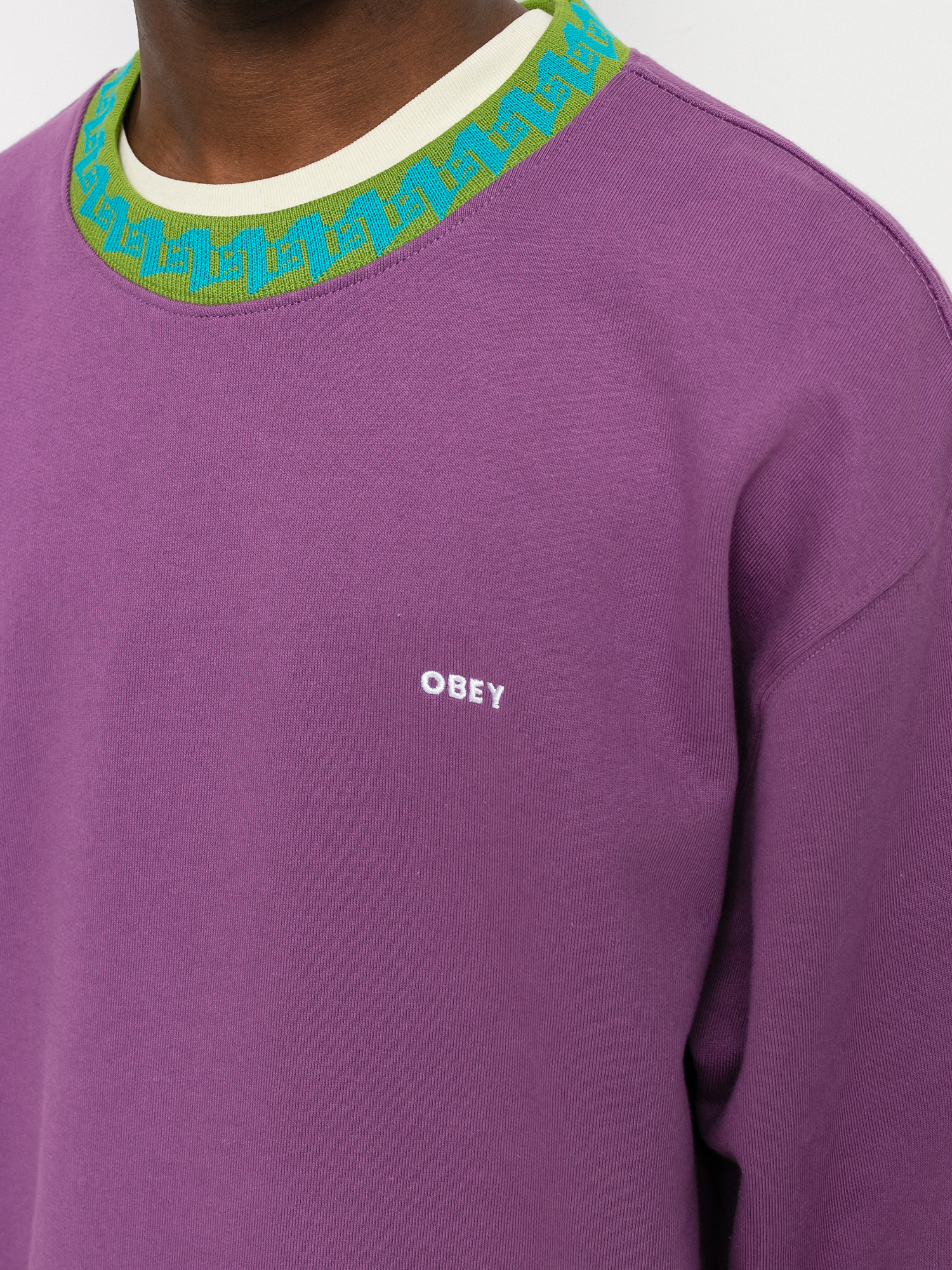 Bluza OBEY Jacquard (purple nitro)