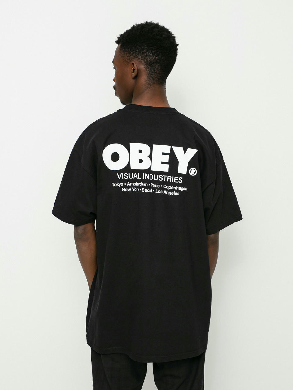 T-shirt OBEY Visual Industries (black)