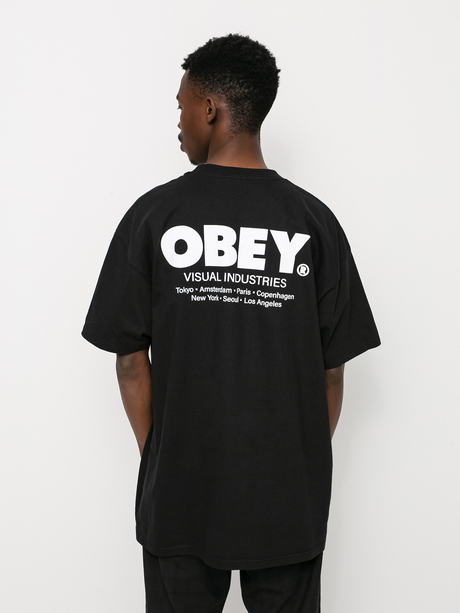 T-shirt OBEY Visual Industries (black)
